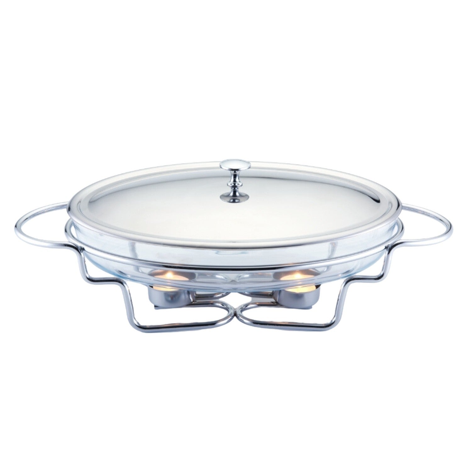 Chafing Dish 3L cu Capac și Suport Inox
