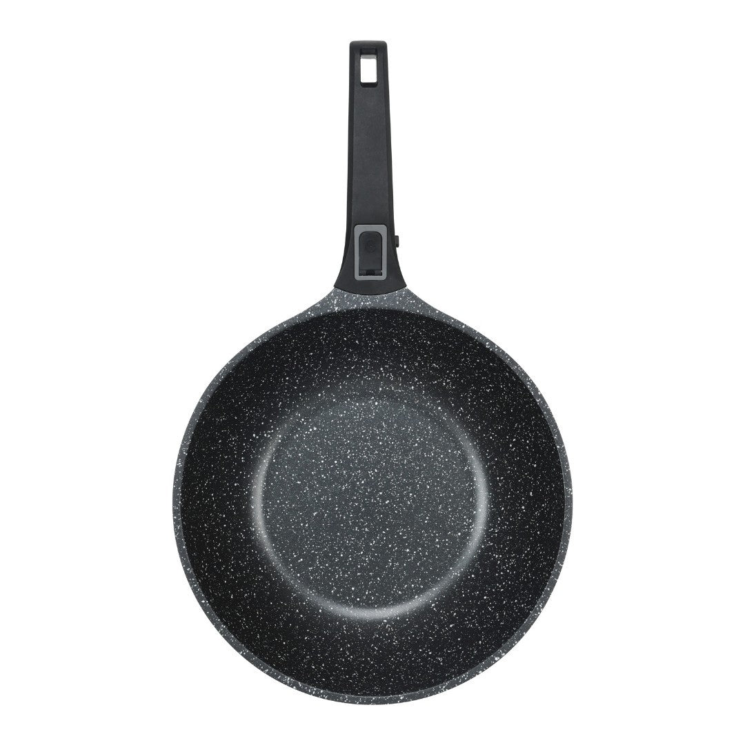 Tigaie Wok Goldmann 28cm, aluminiu, antiaderentă