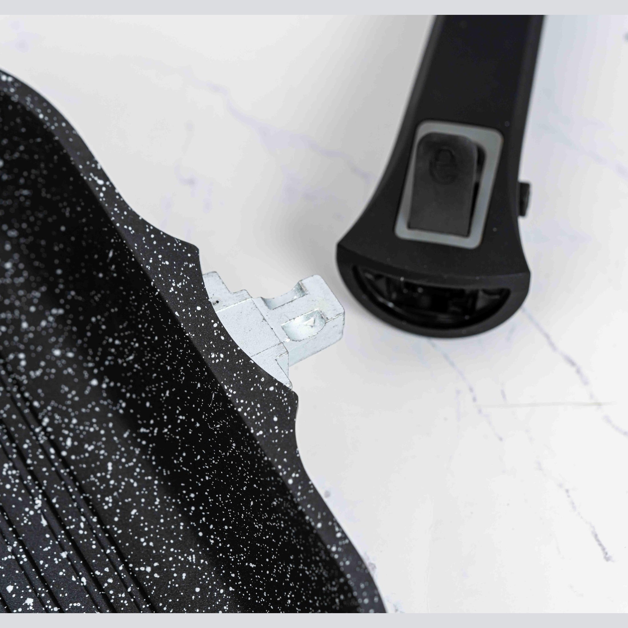 Tigaie grill Bohmann, 28cm, aluminiu antiaderent