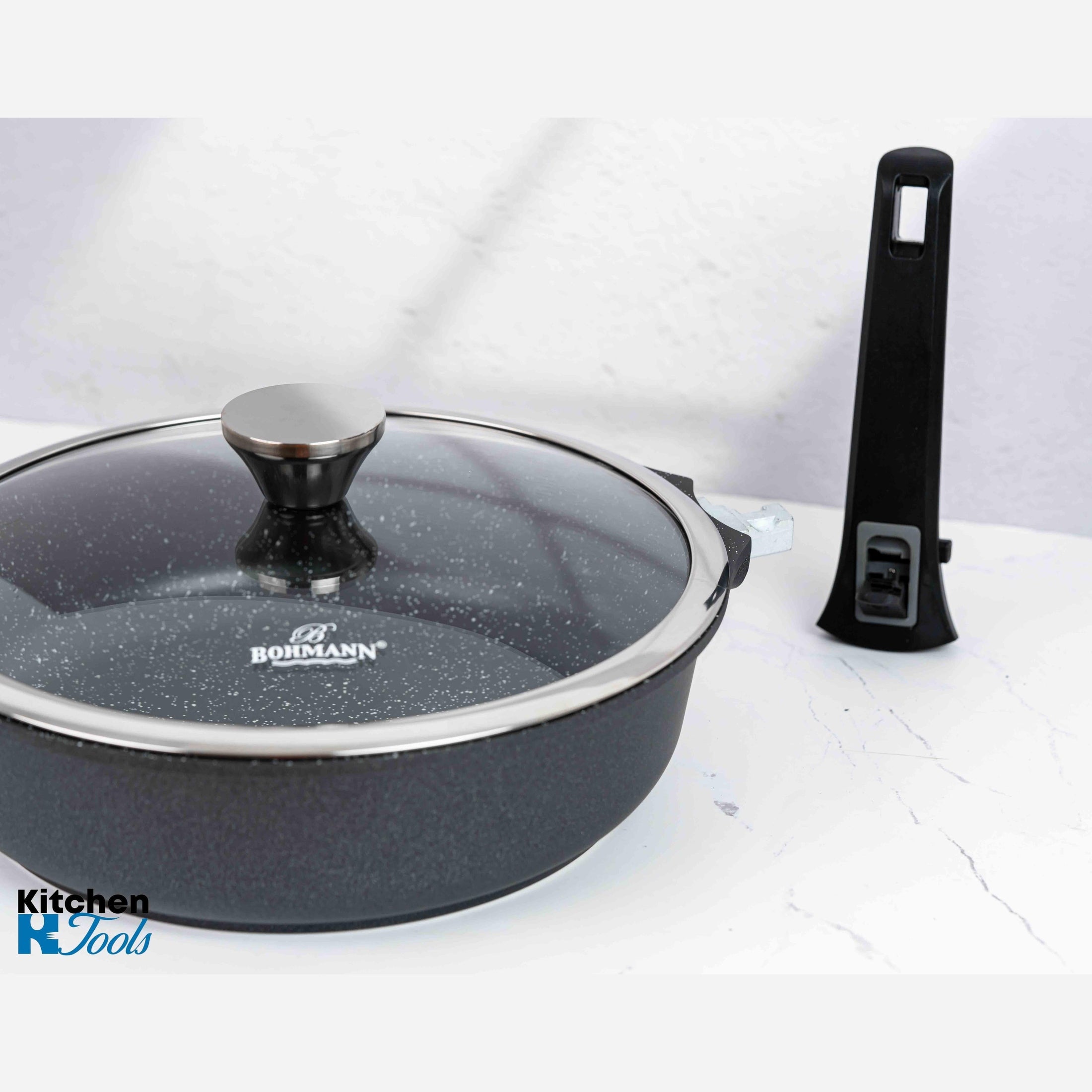 Tigaie 24cm cu mânere detașabile, Bohmann
