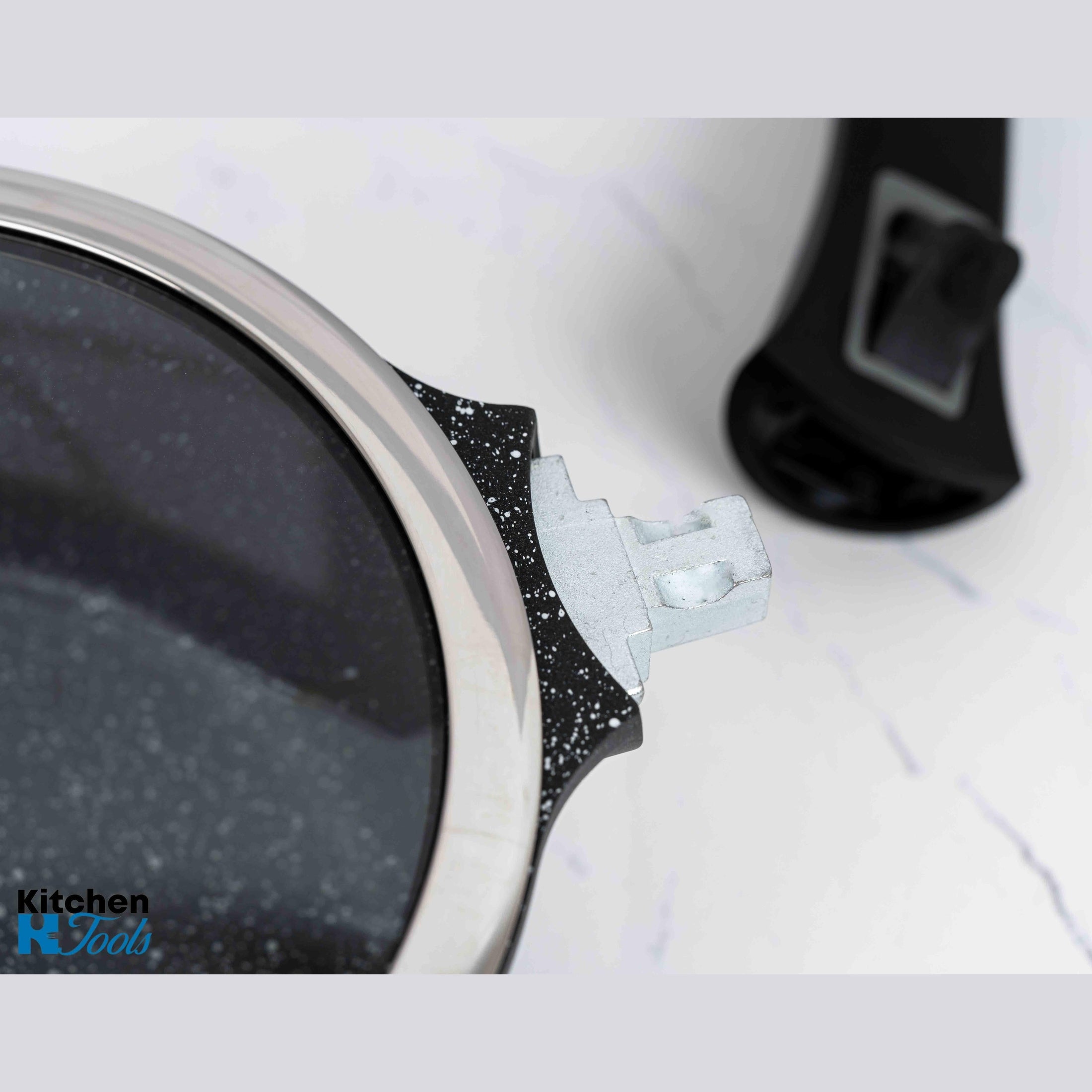 Cratiță din aluminiu cu mâner detasabil, 2.5L