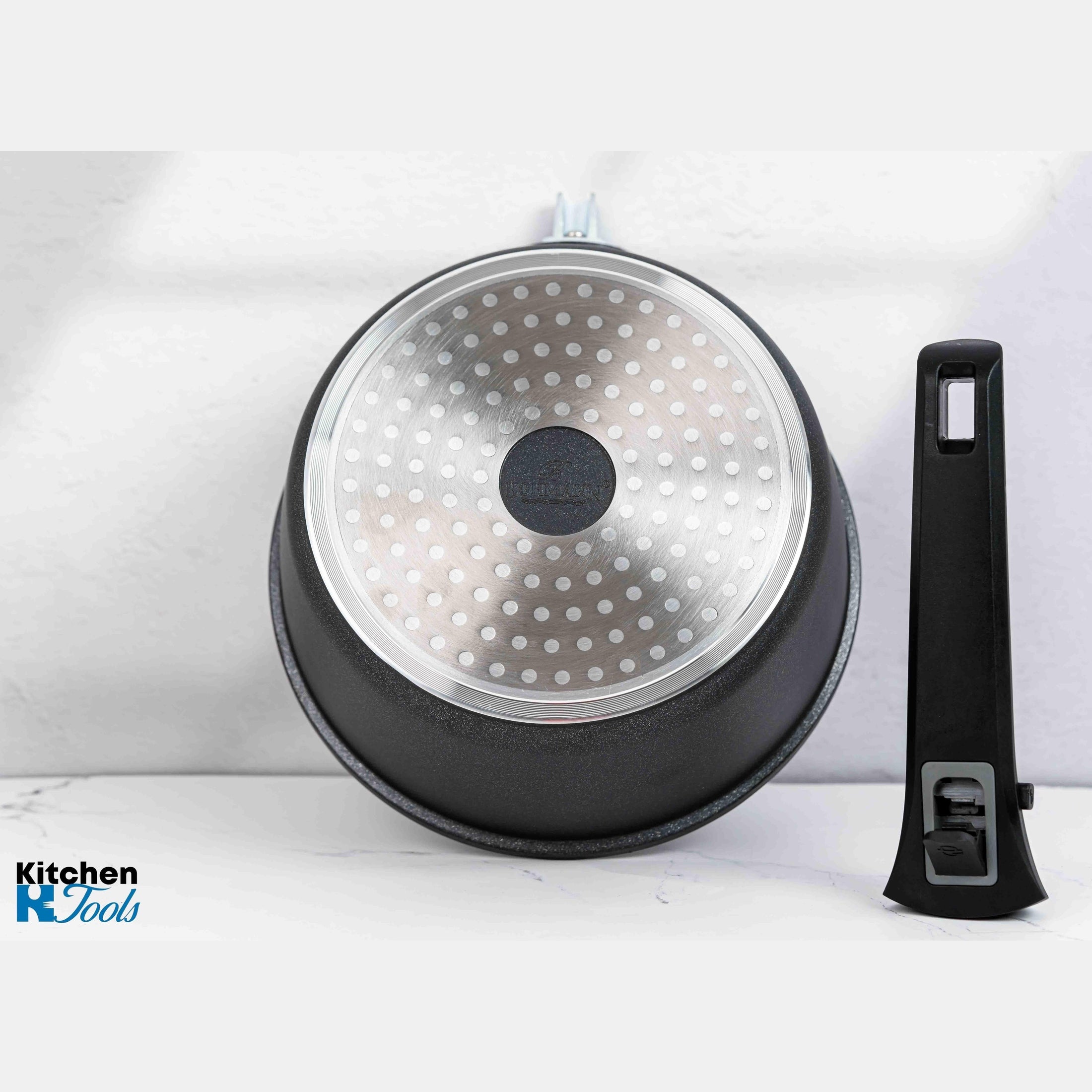 Cratiță din aluminiu cu mâner detasabil, 2.5L