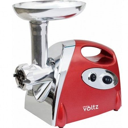 Masina de tocat carne Voltz, 1400W, rosie