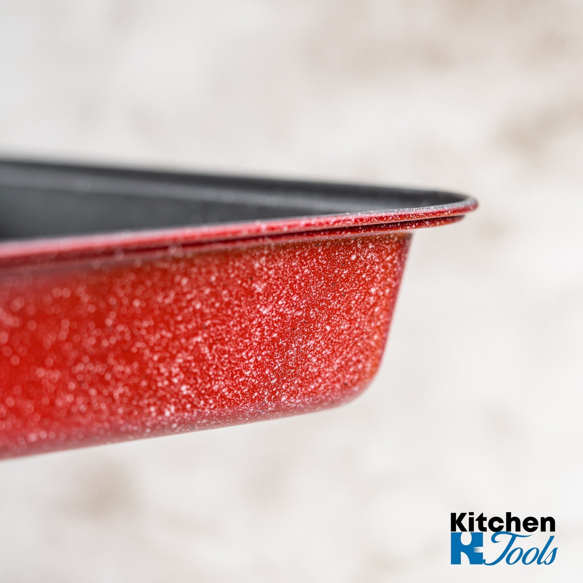 Tava de copt marmorată aluminiu 37x29x6cm