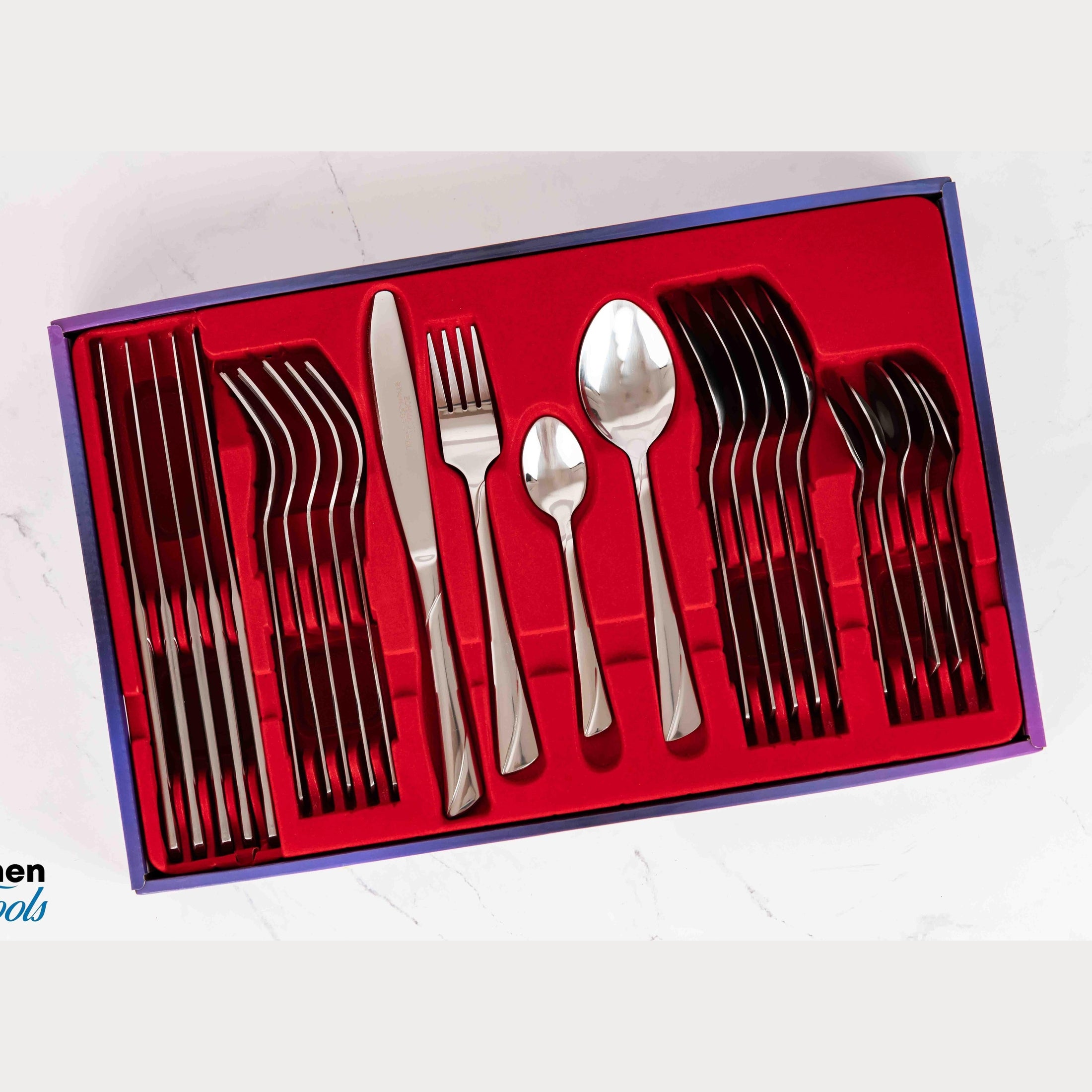 Set tacâmuri 24 piese din oțel inoxidabil