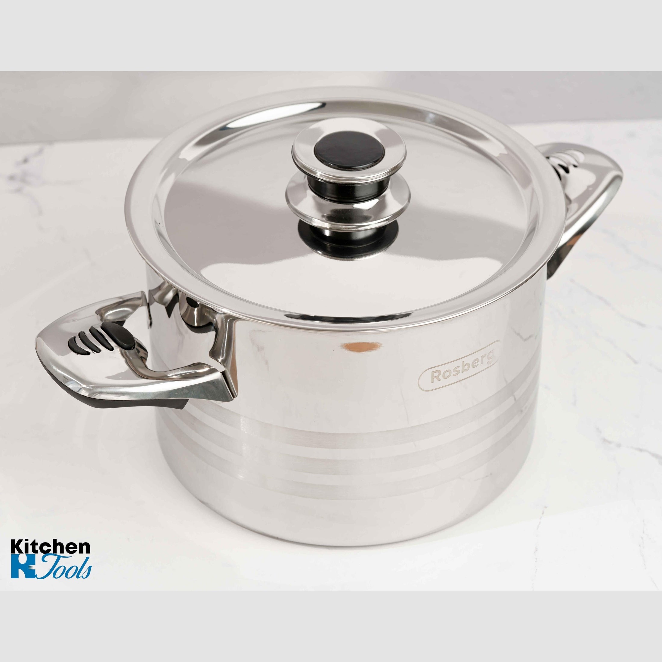 Oala pentru lapte Rosberg 4L, otel inoxidabil