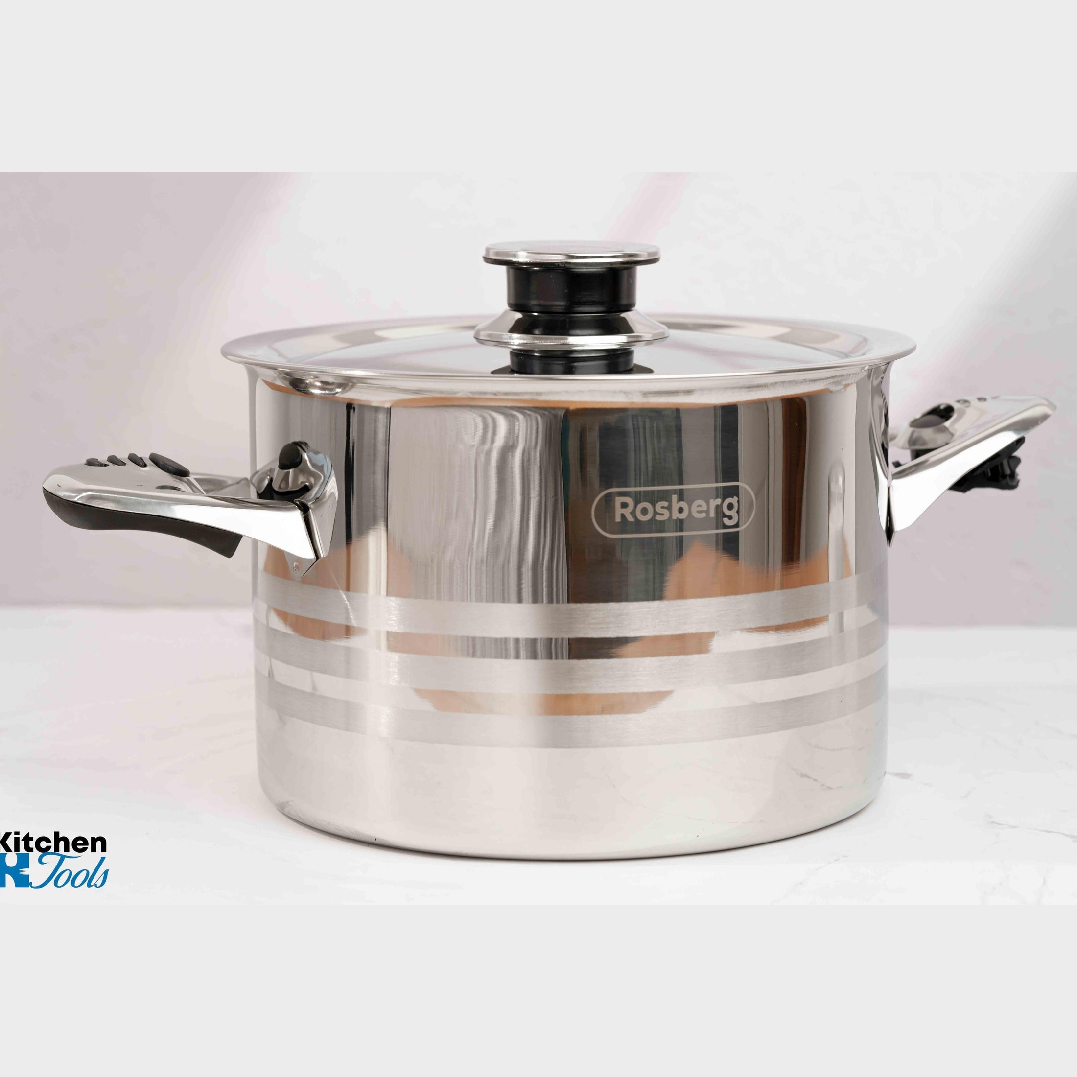 Oala pentru lapte Rosberg 4L, otel inoxidabil