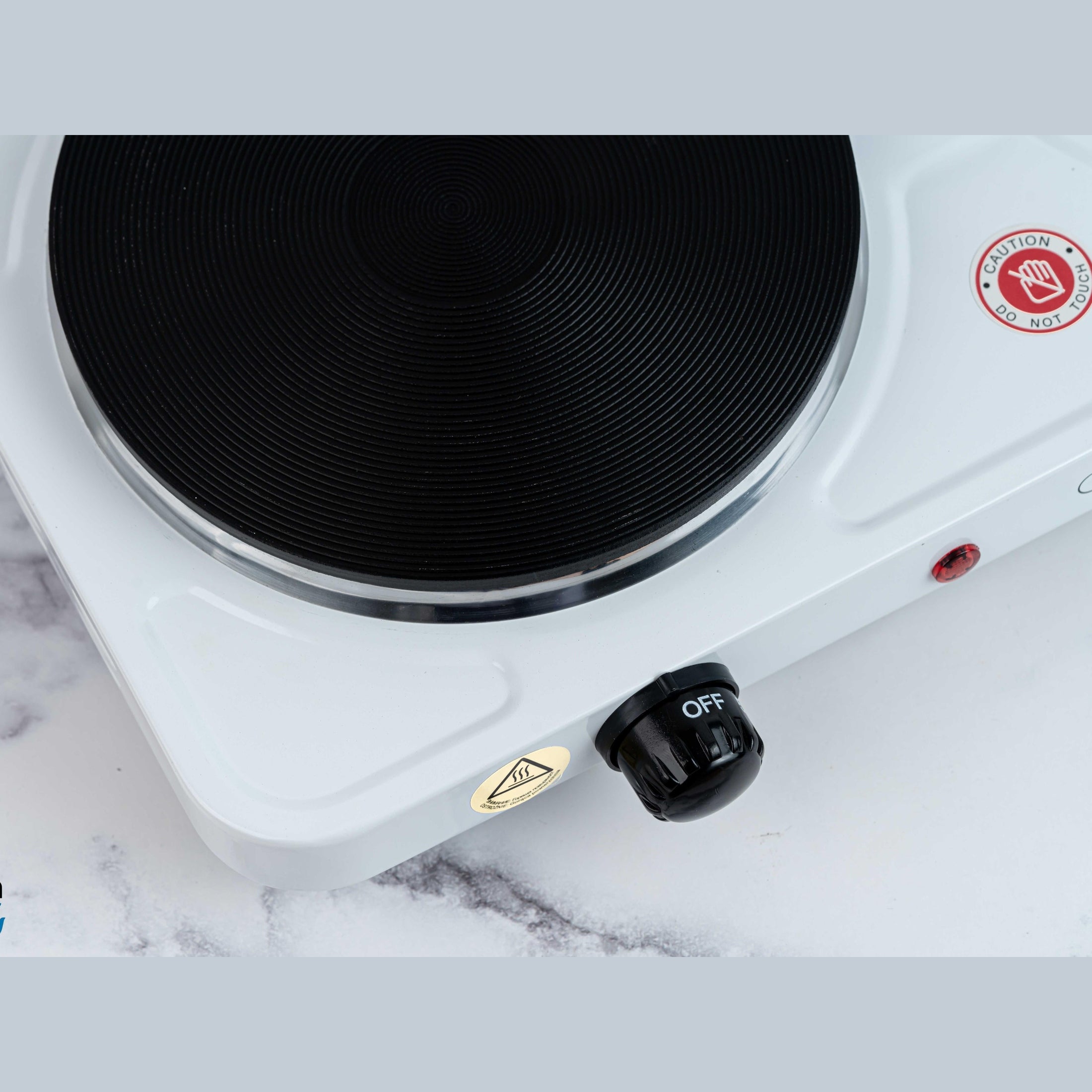 Plita electrica Rosberg, 2 arzatoare, alb