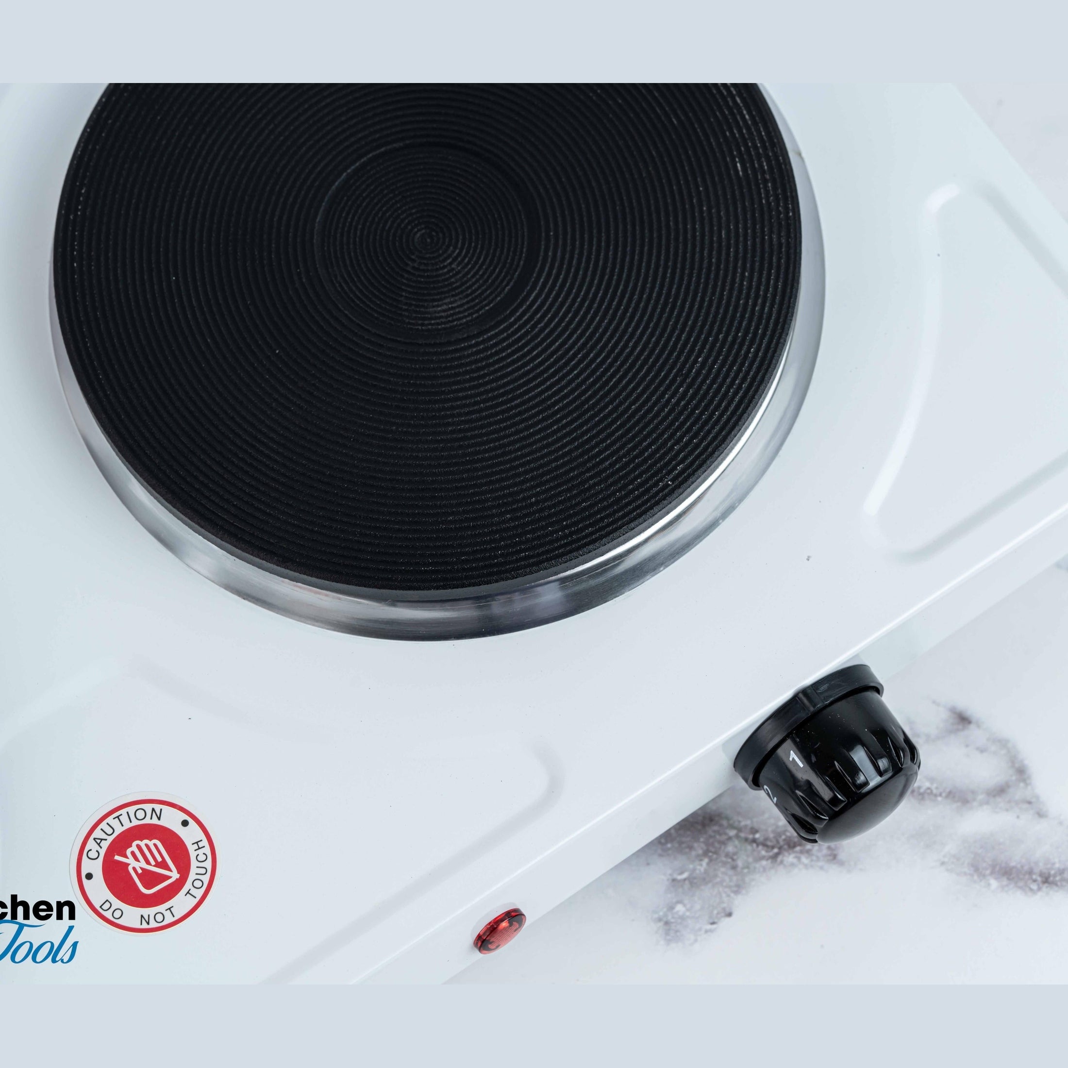 Plita electrica Rosberg, 2 arzatoare, alb