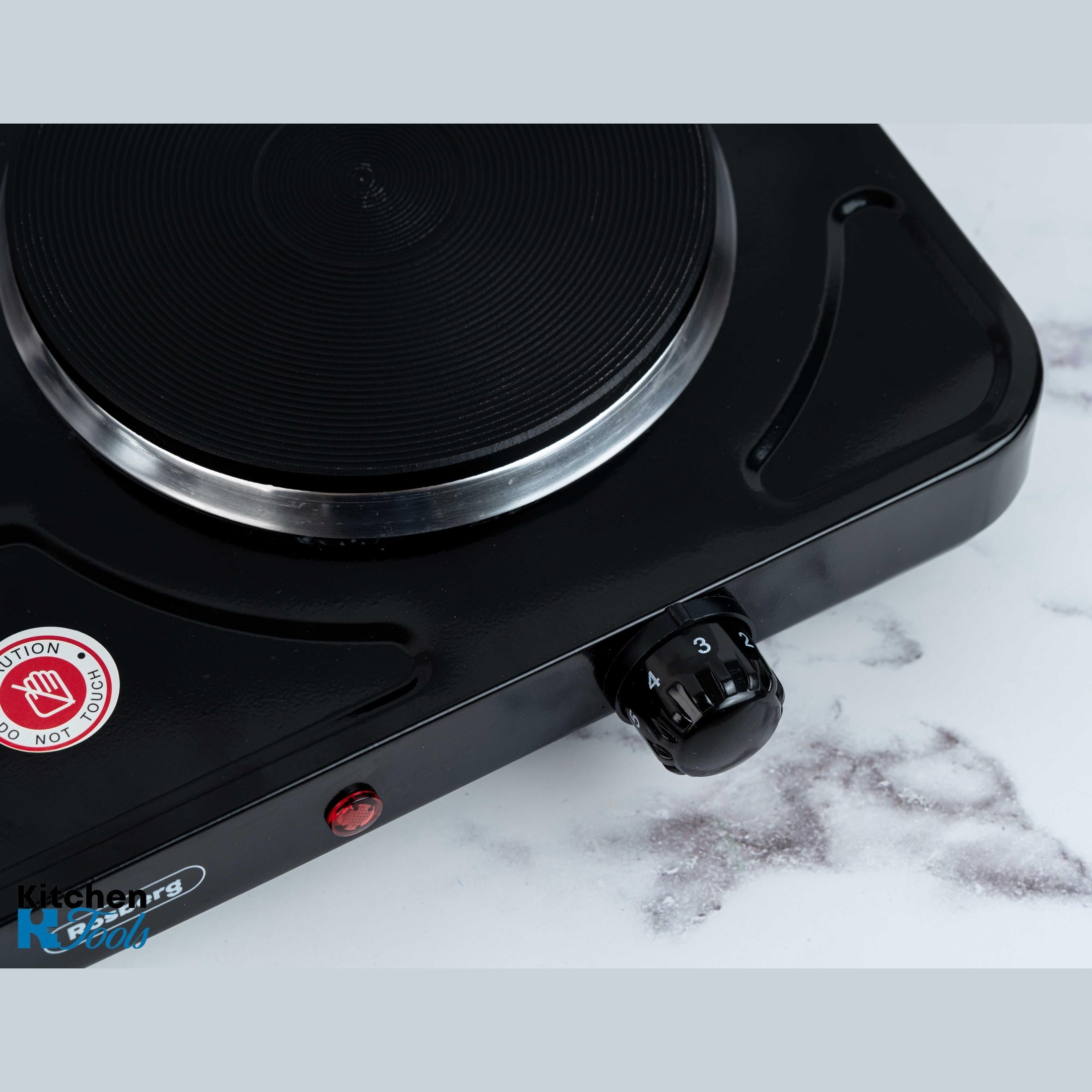 Plita electrica dubla 2500 W, 51x26x6 cm, Rosberg