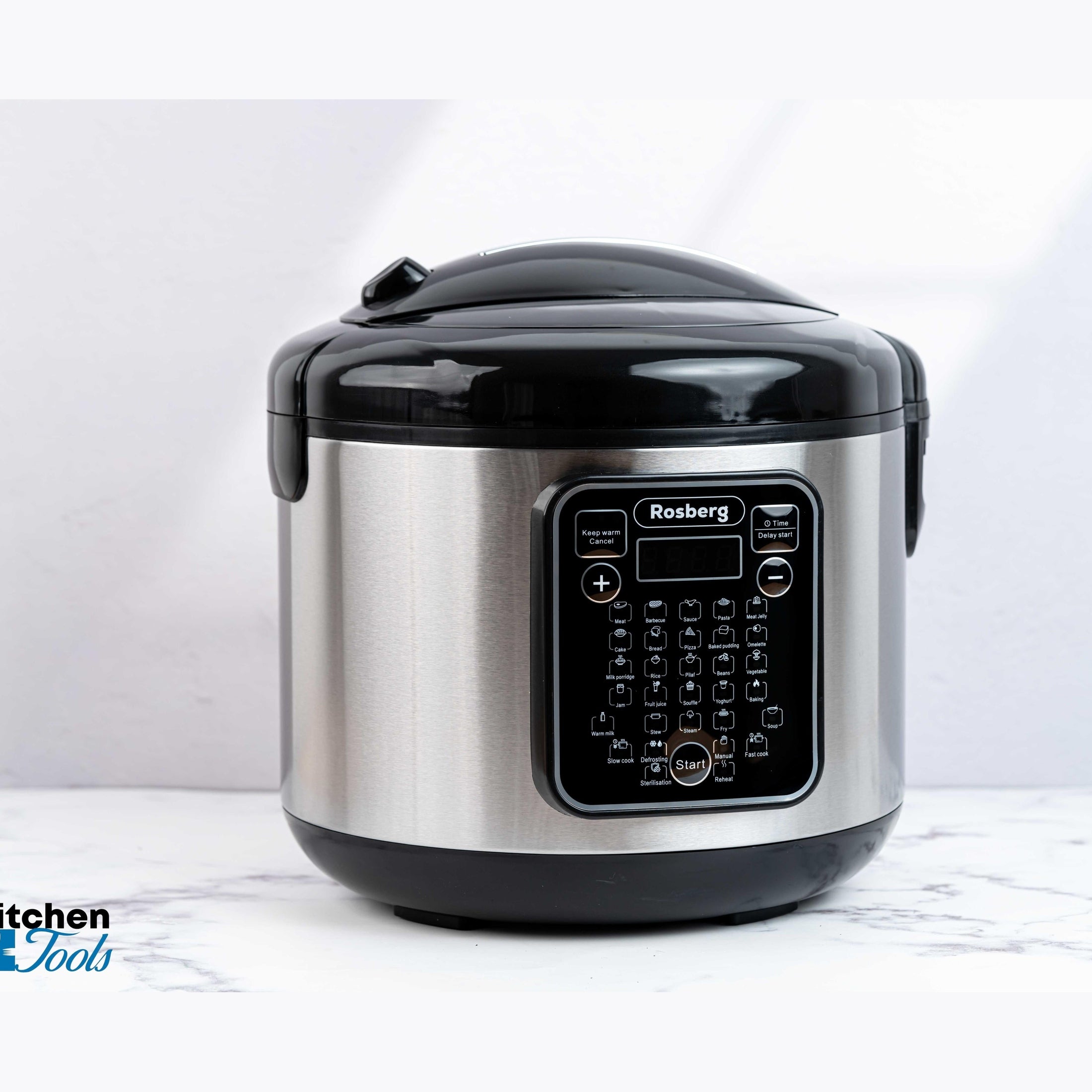 Multicooker Rosberg din inox, 5L, 780W