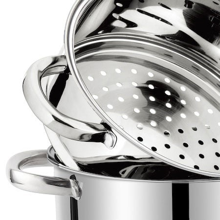 Oala de Gatit la Abur 3 Piese Inox Bohmann 2.5L