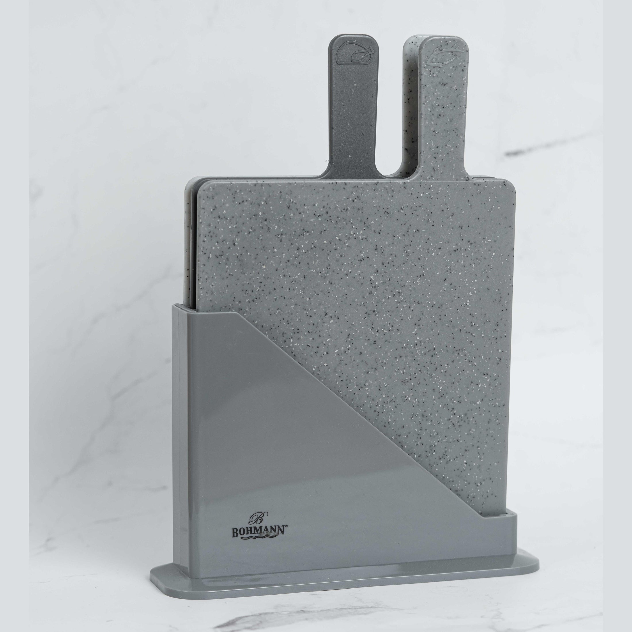 Set 3 Tocătoare Plastic Bohmann, 23.5x20x0.55cm, Gri