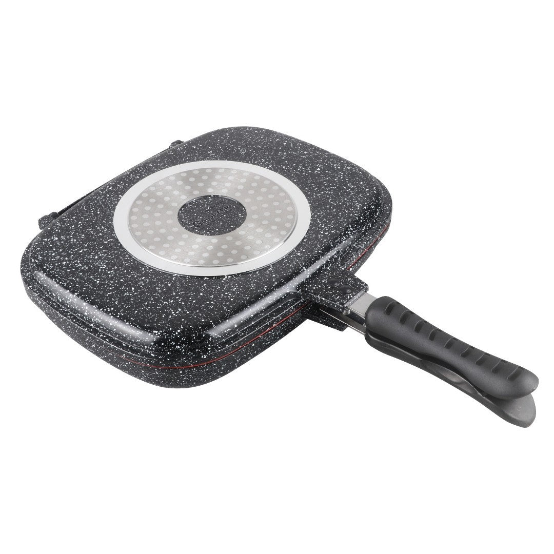 Tigaie dubla aluminiu acoperire ceramica 32cm