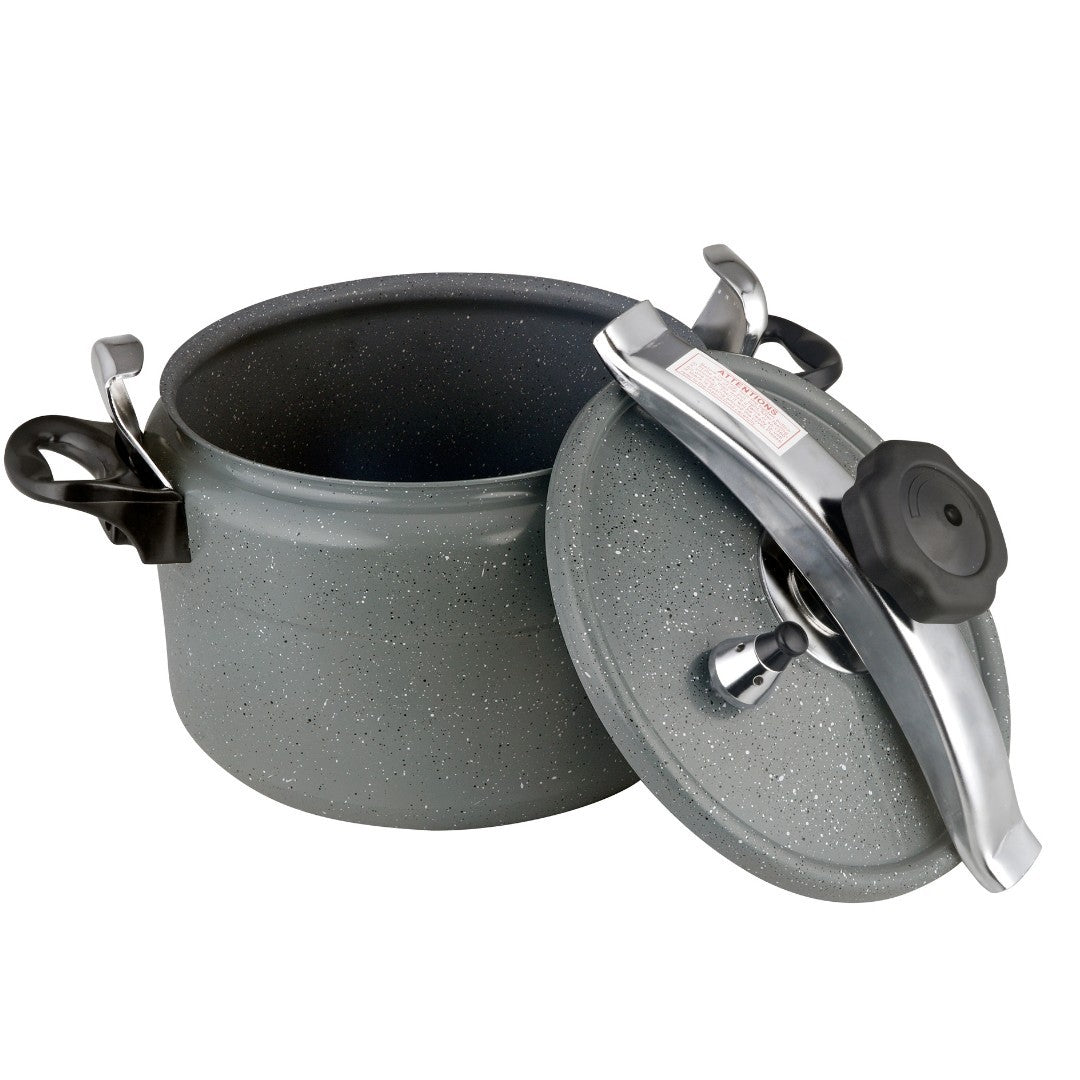 Oală sub presiune Bohmann 9L, design marmorat