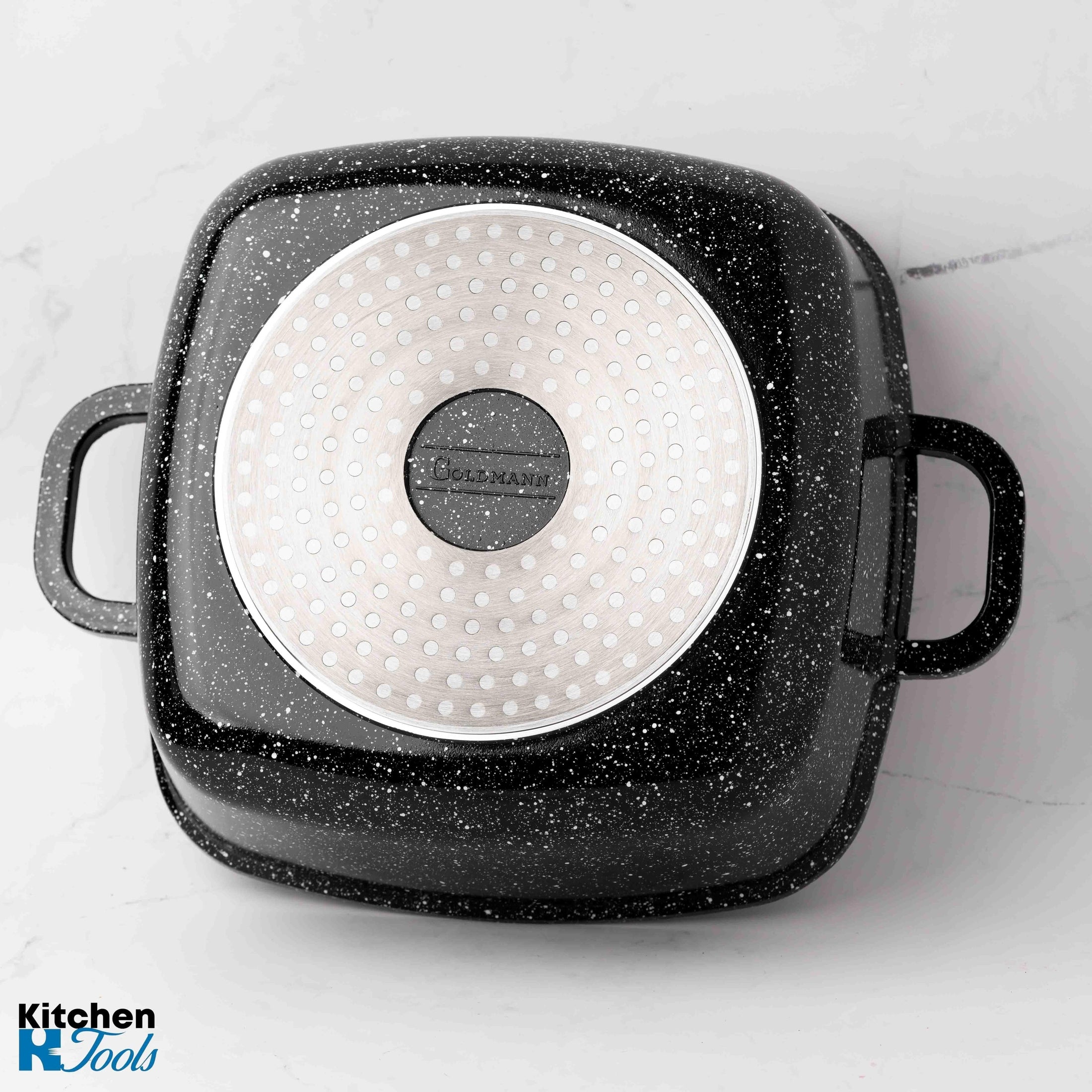 Roaster aluminiu cu capac termorezistent Goldmann