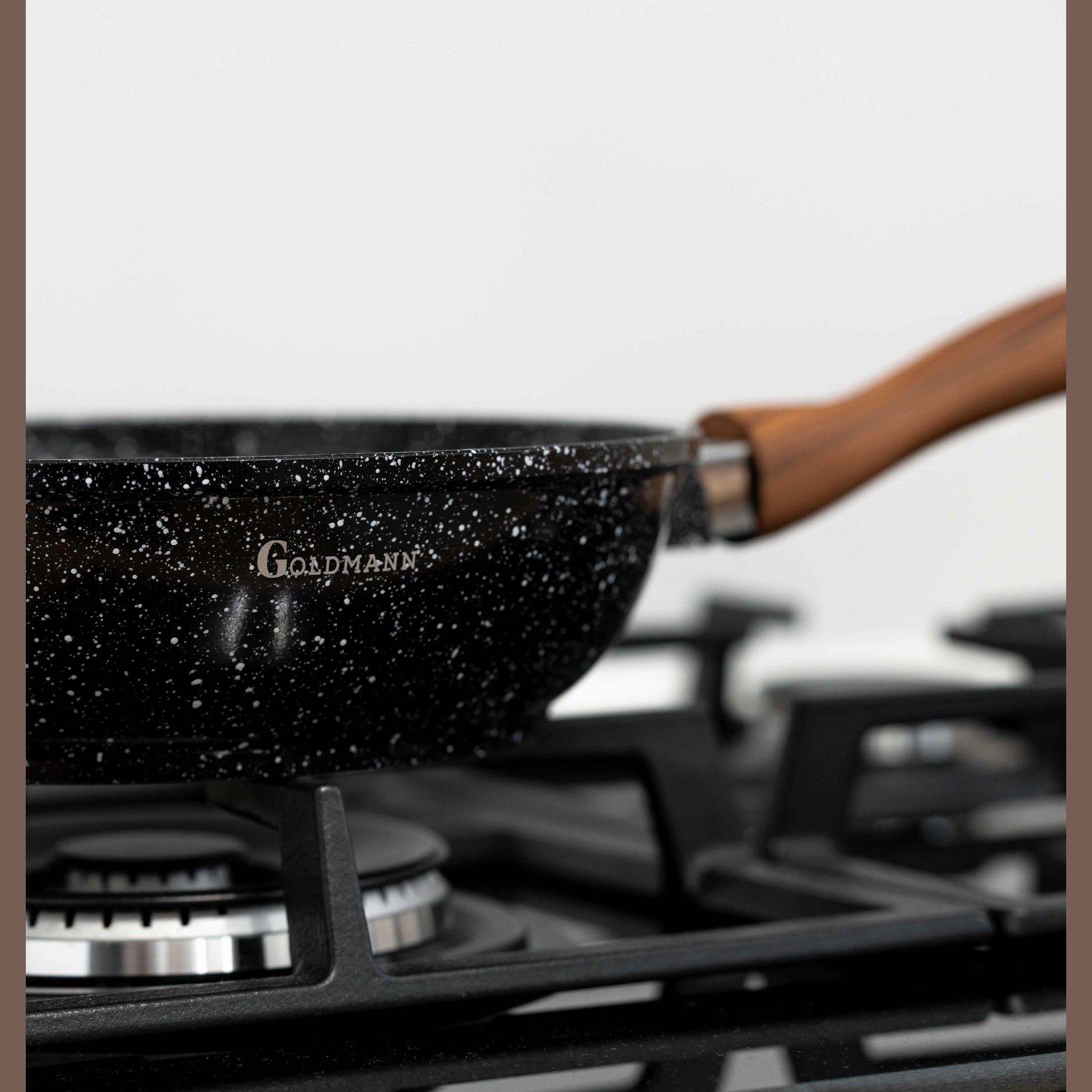 Tigaie aluminiu 28x7 cm, Goldmann, maner soft touch