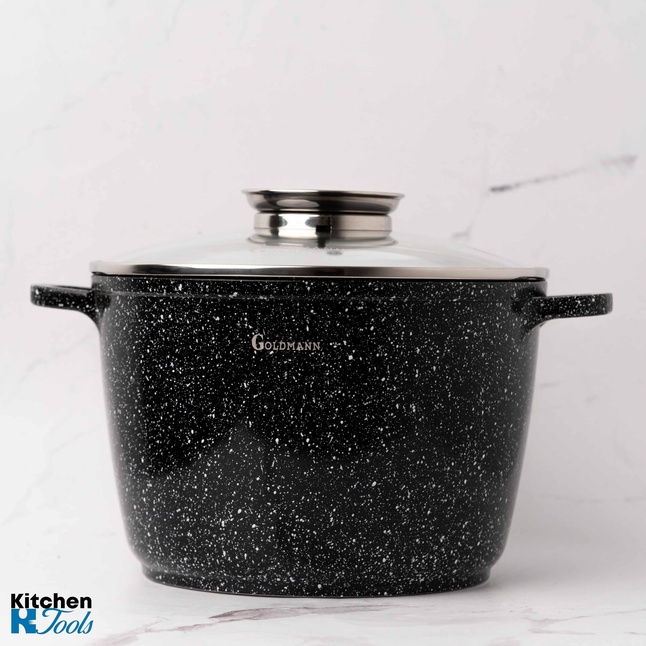 Oală aluminiu 6.2L, acoperire ceramică Goldmann