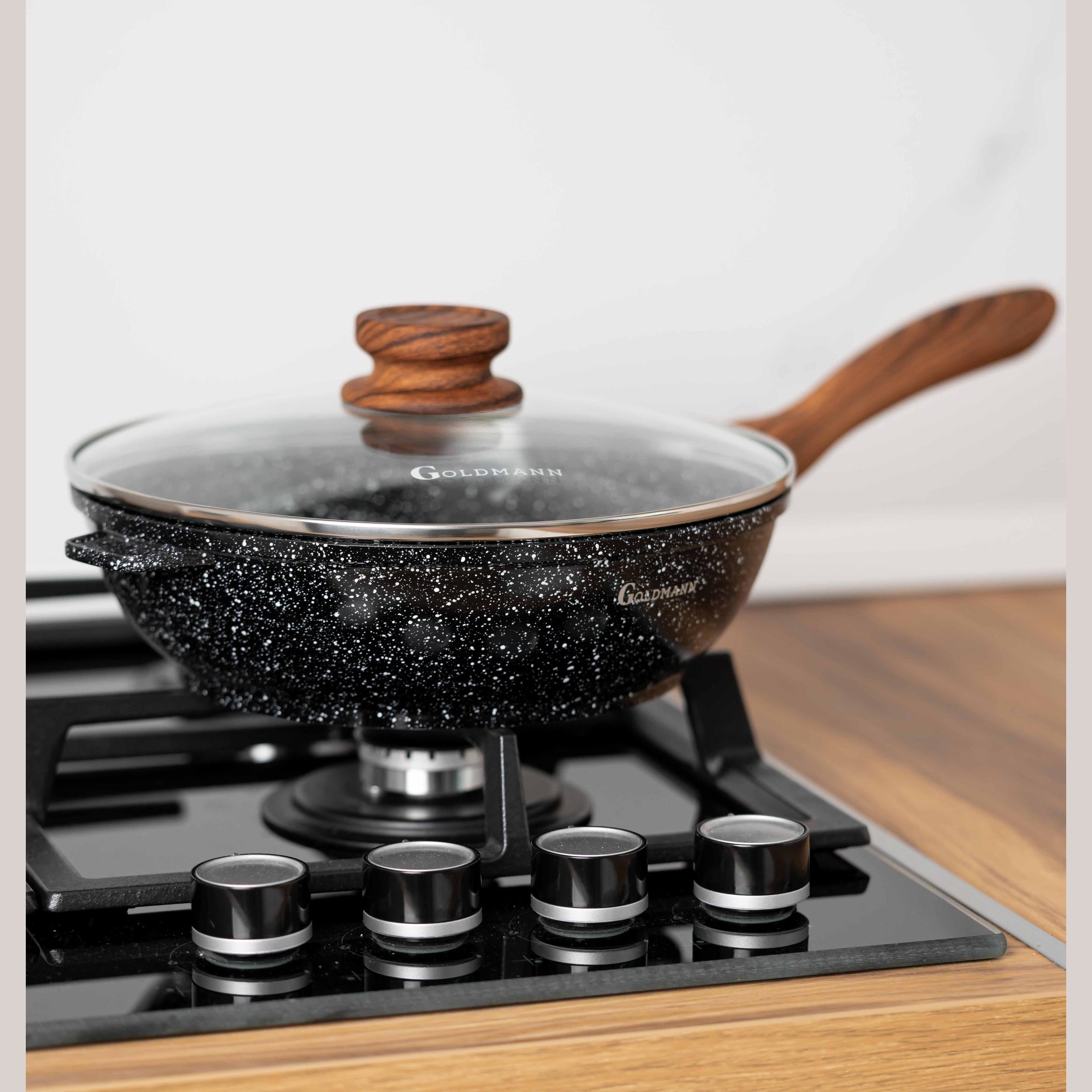 Tigaie Goldmann aluminiu, acoperire ceramică, 24cm