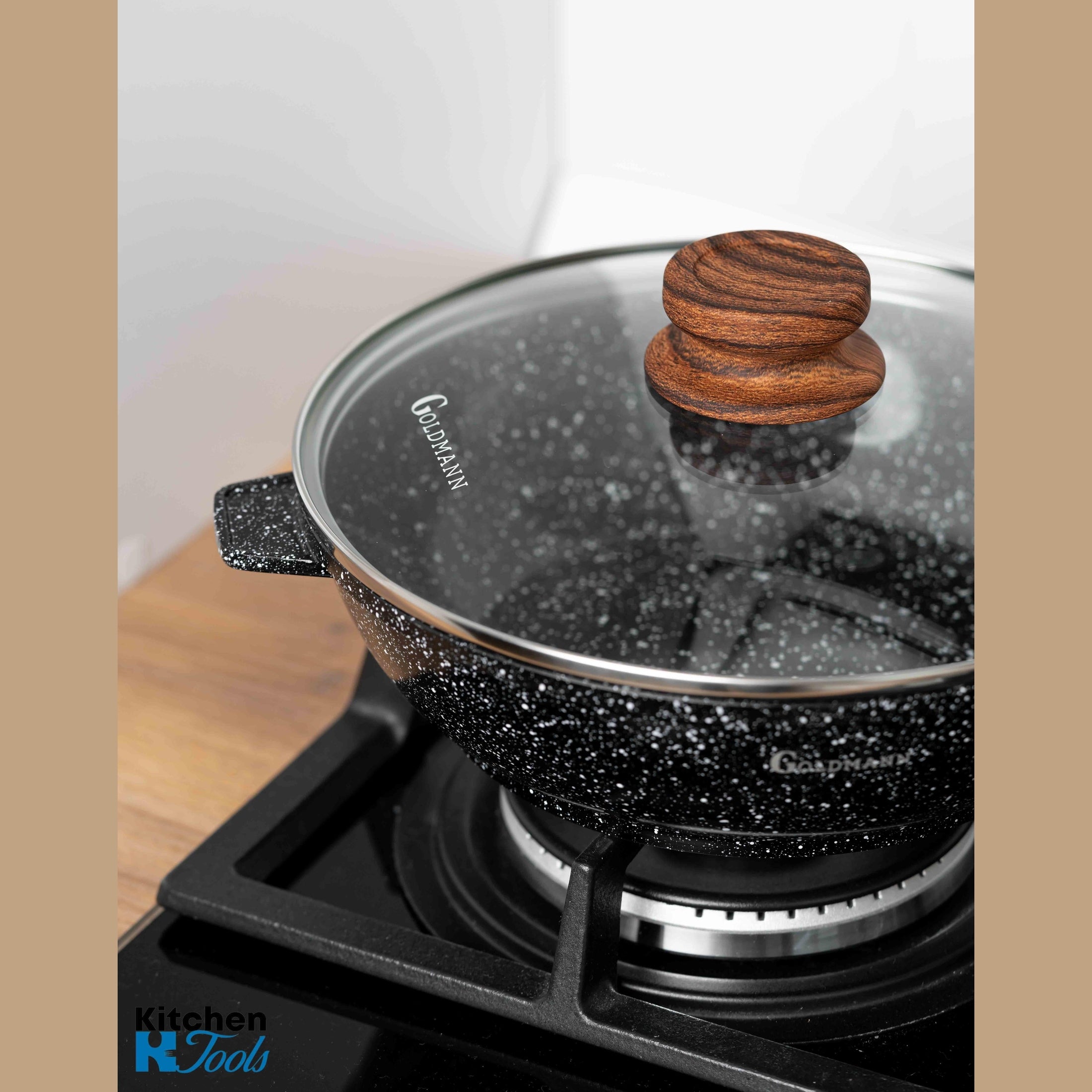 Tigaie Goldmann aluminiu, acoperire ceramică, 24cm