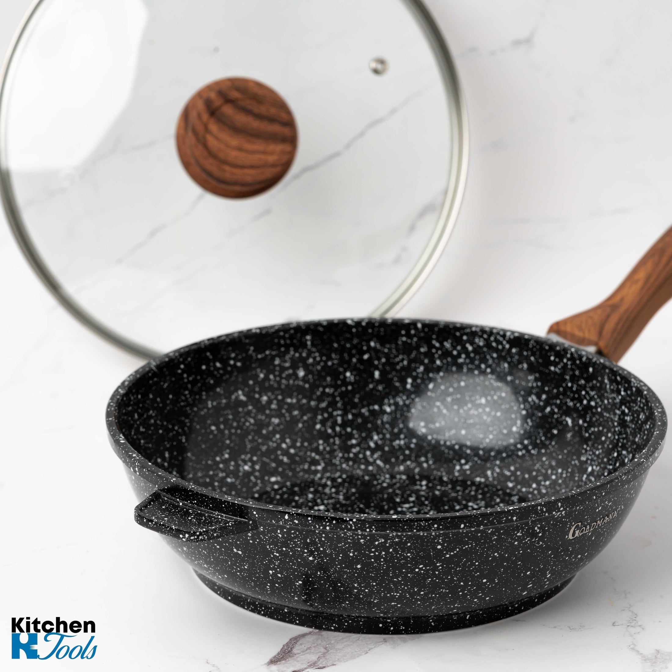 Tigaie aluminiu Goldmann 24x7 cm, acoperire ceramică