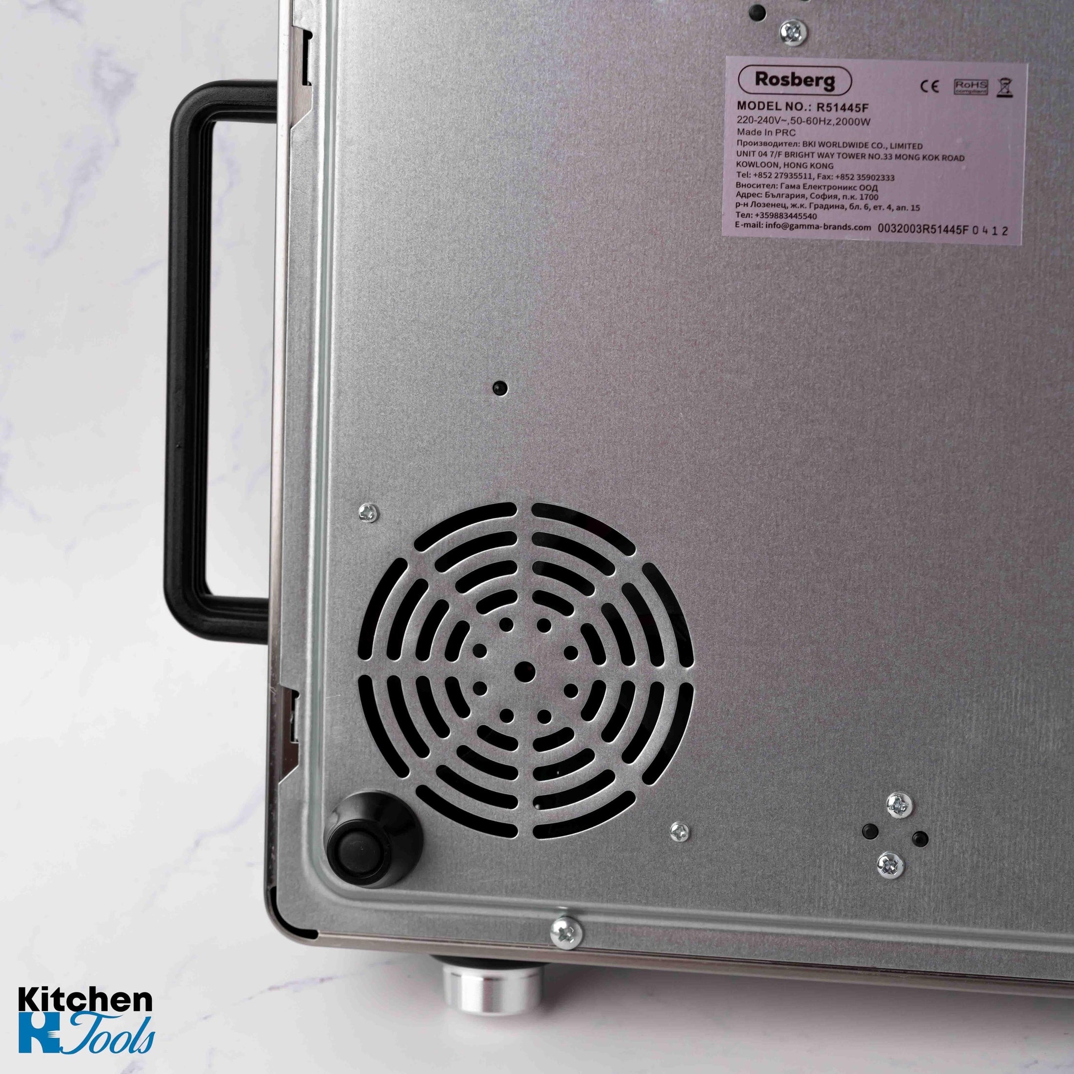 Plita vitroceramica Rosberg cu manere, 2000W