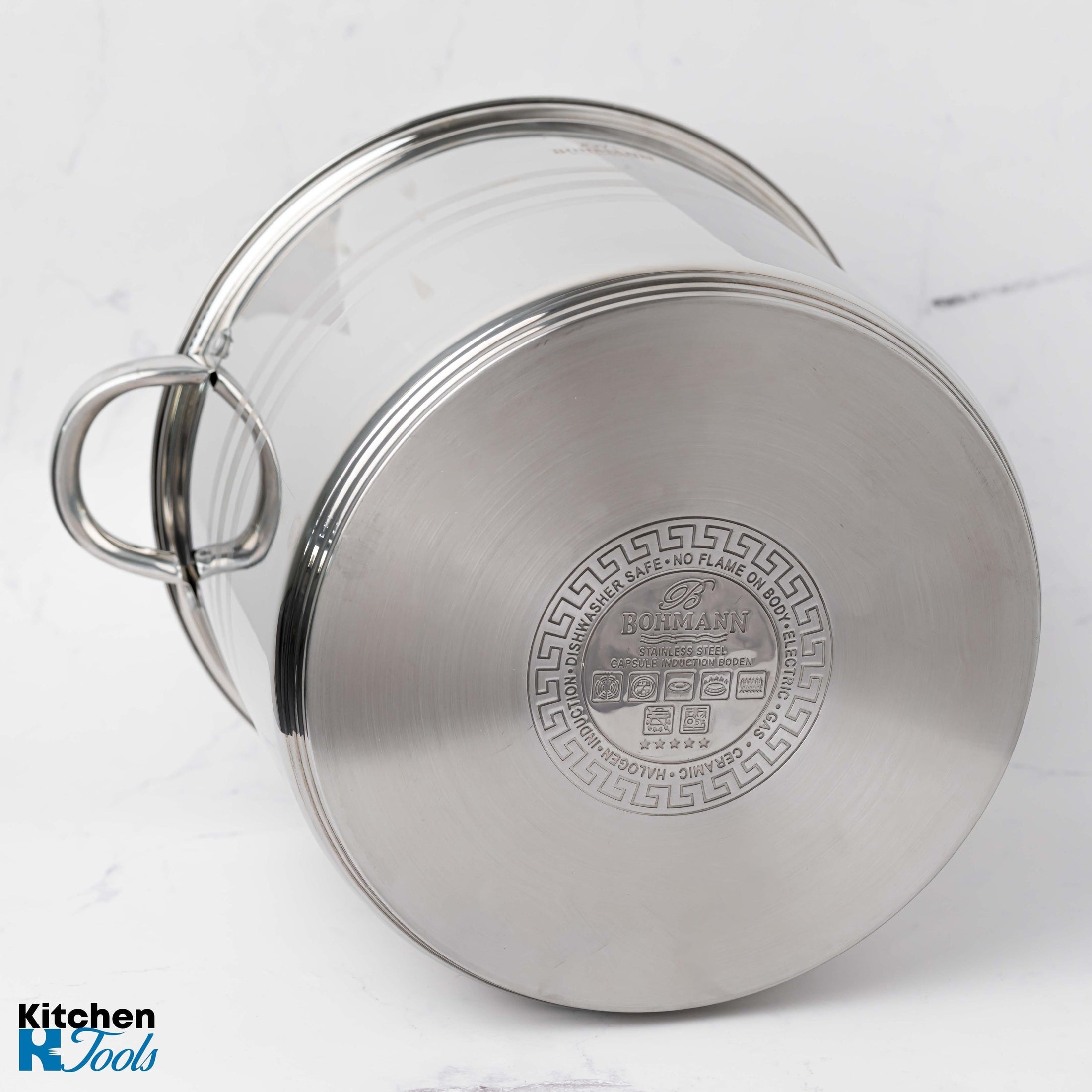 Set oale 6 piese Bohmann inox, fund 3 straturi