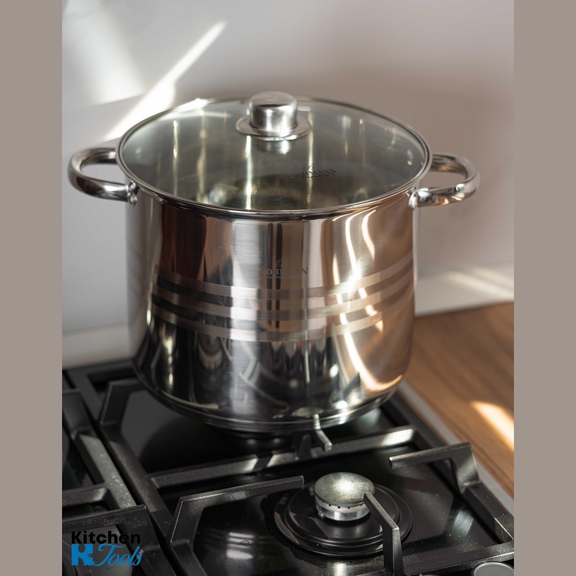 Set oale 6 piese Bohmann inox, fund 3 straturi