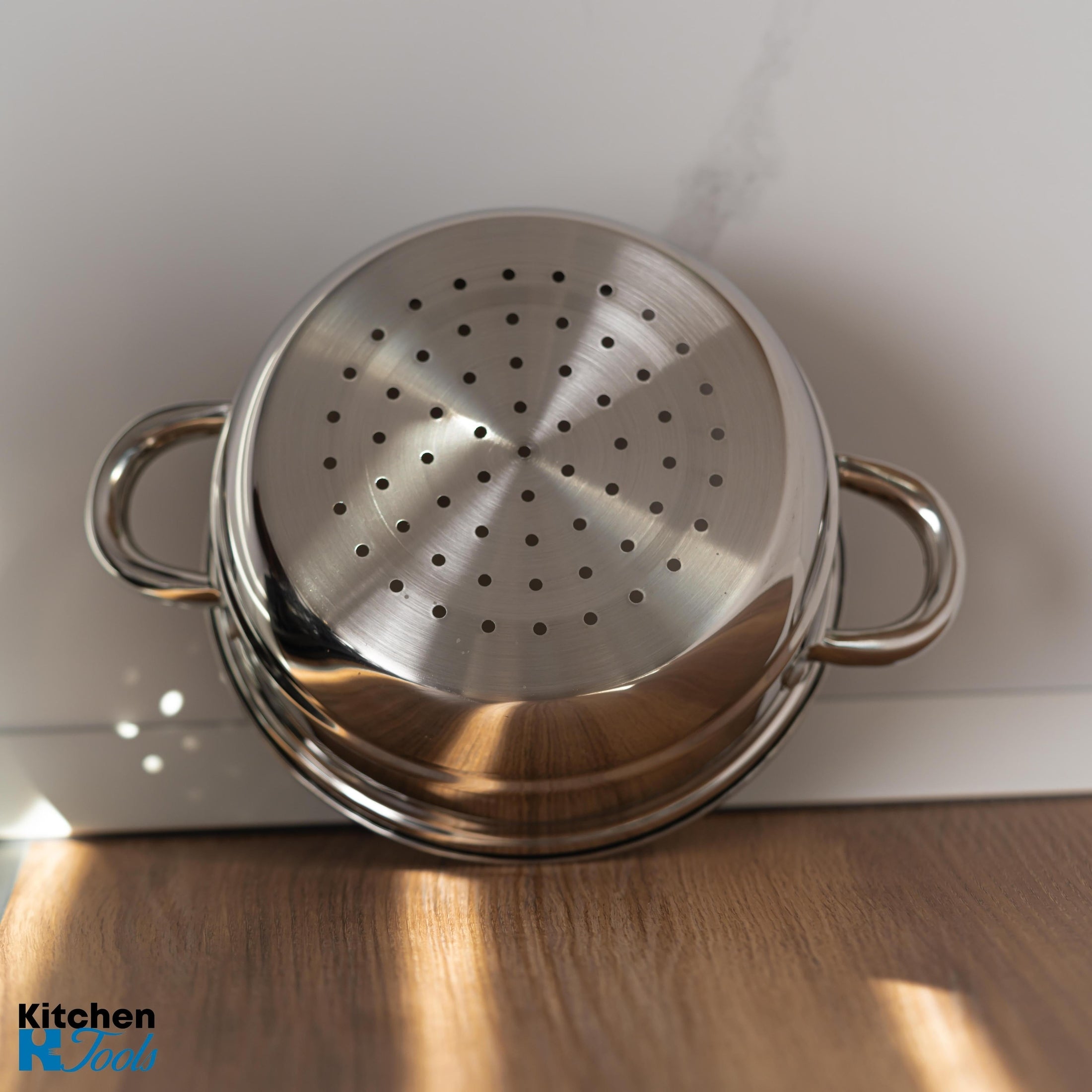 Set de gatit sub aburi din inox, 5 piese, 2.5L