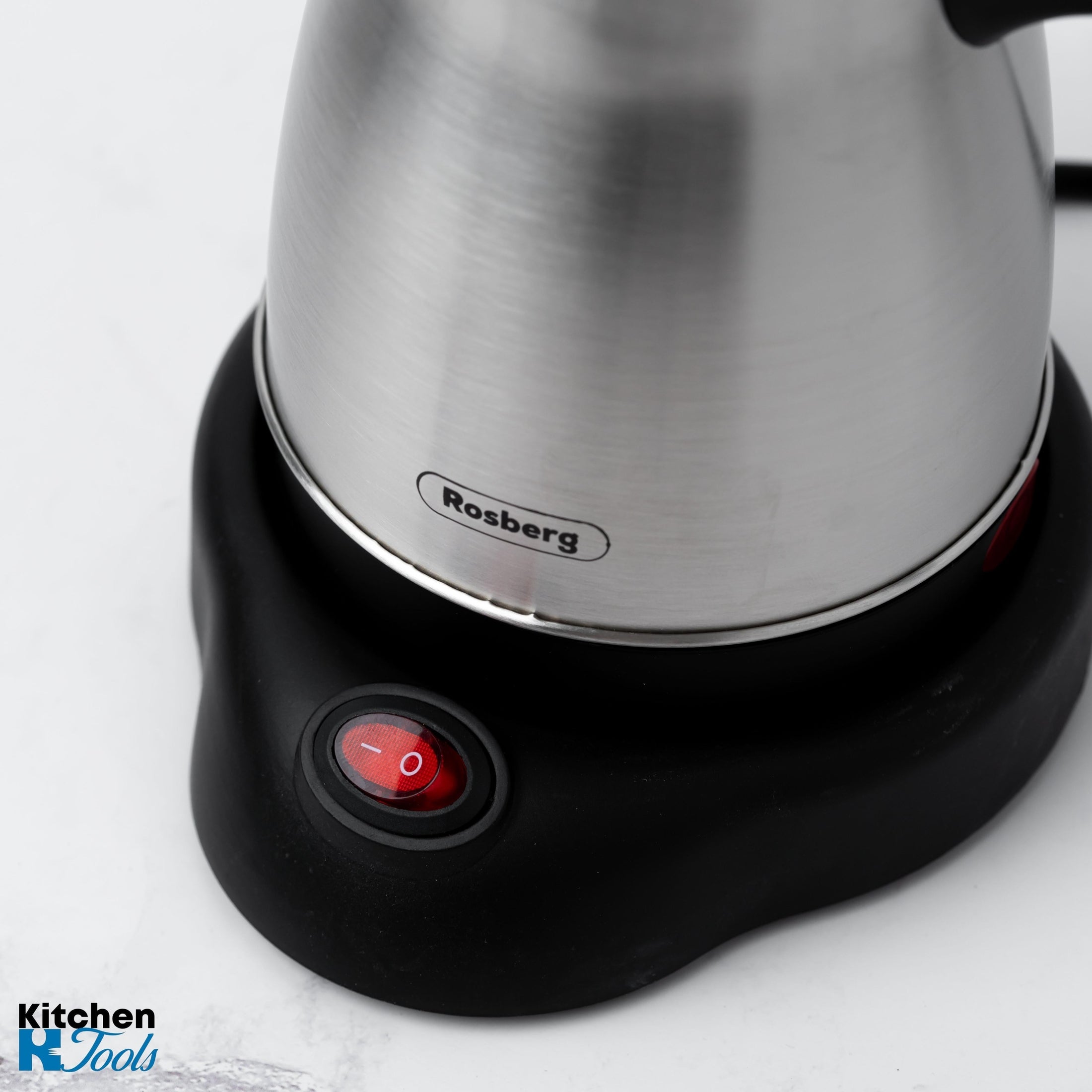 Ibric electric Rosberg 600W, otel inoxidabil, inox/negru