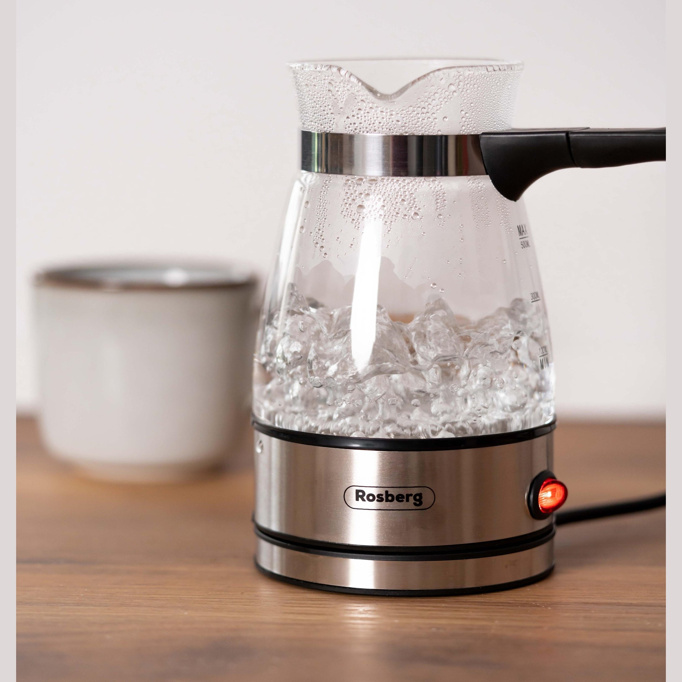 Ibric electric Rosberg 600W Sticla/Inox