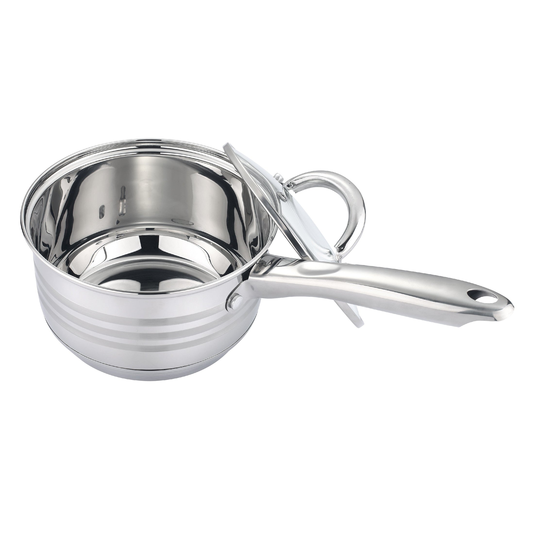 Cratita Inox 3.6L cu Capac Sticla Bohmann