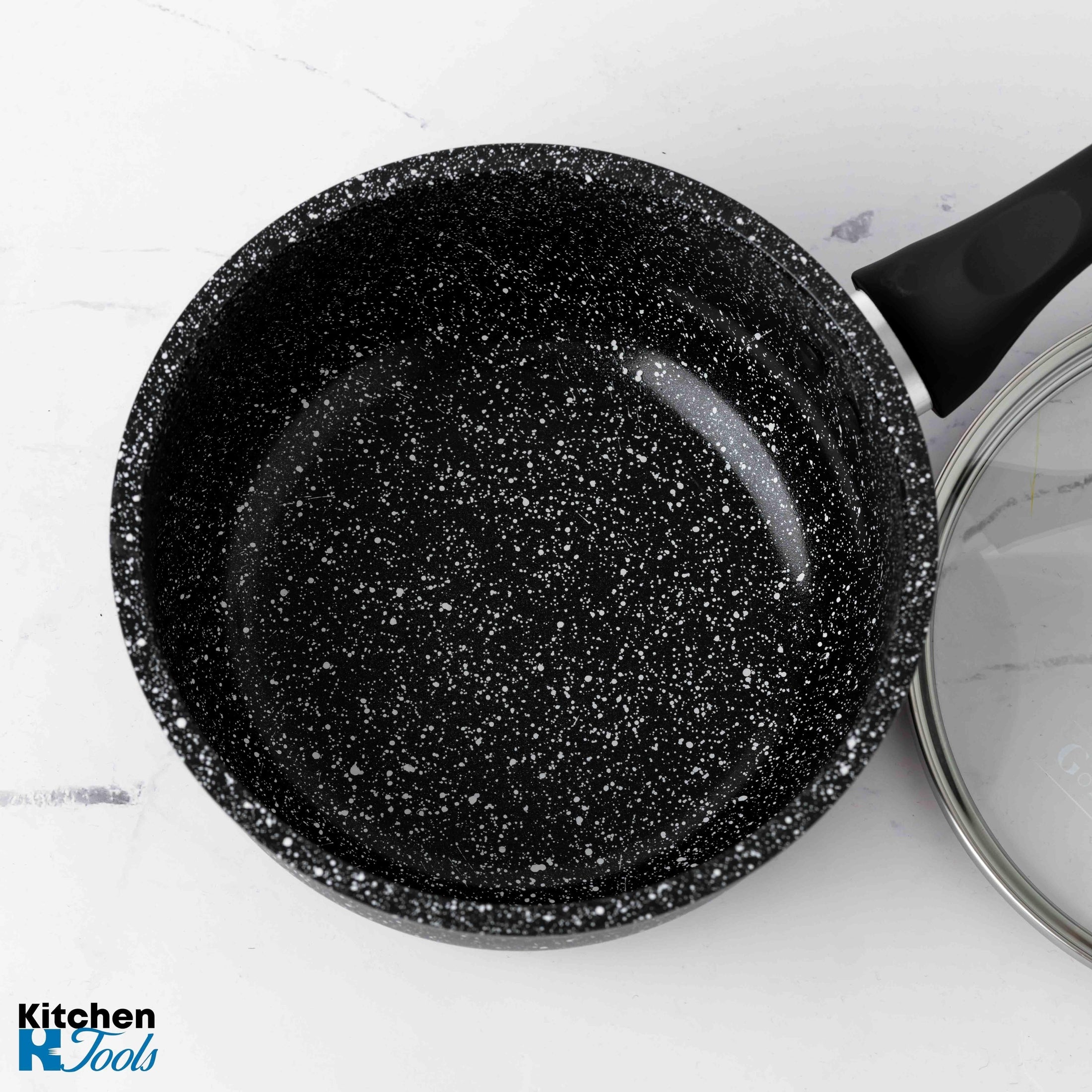 Cratită sos acoperire ceramica, maner soft touch