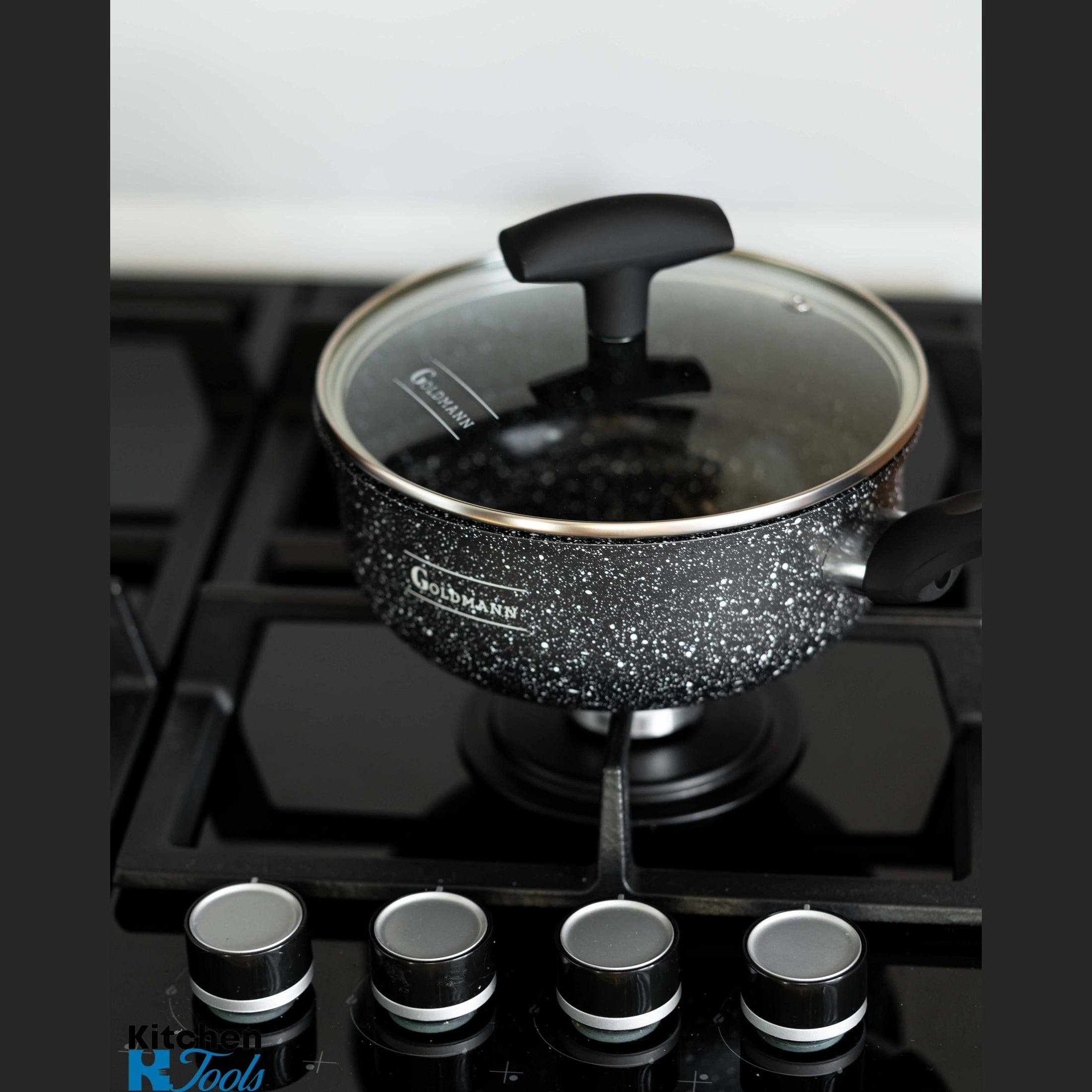 Cratită sos acoperire ceramica, maner soft touch