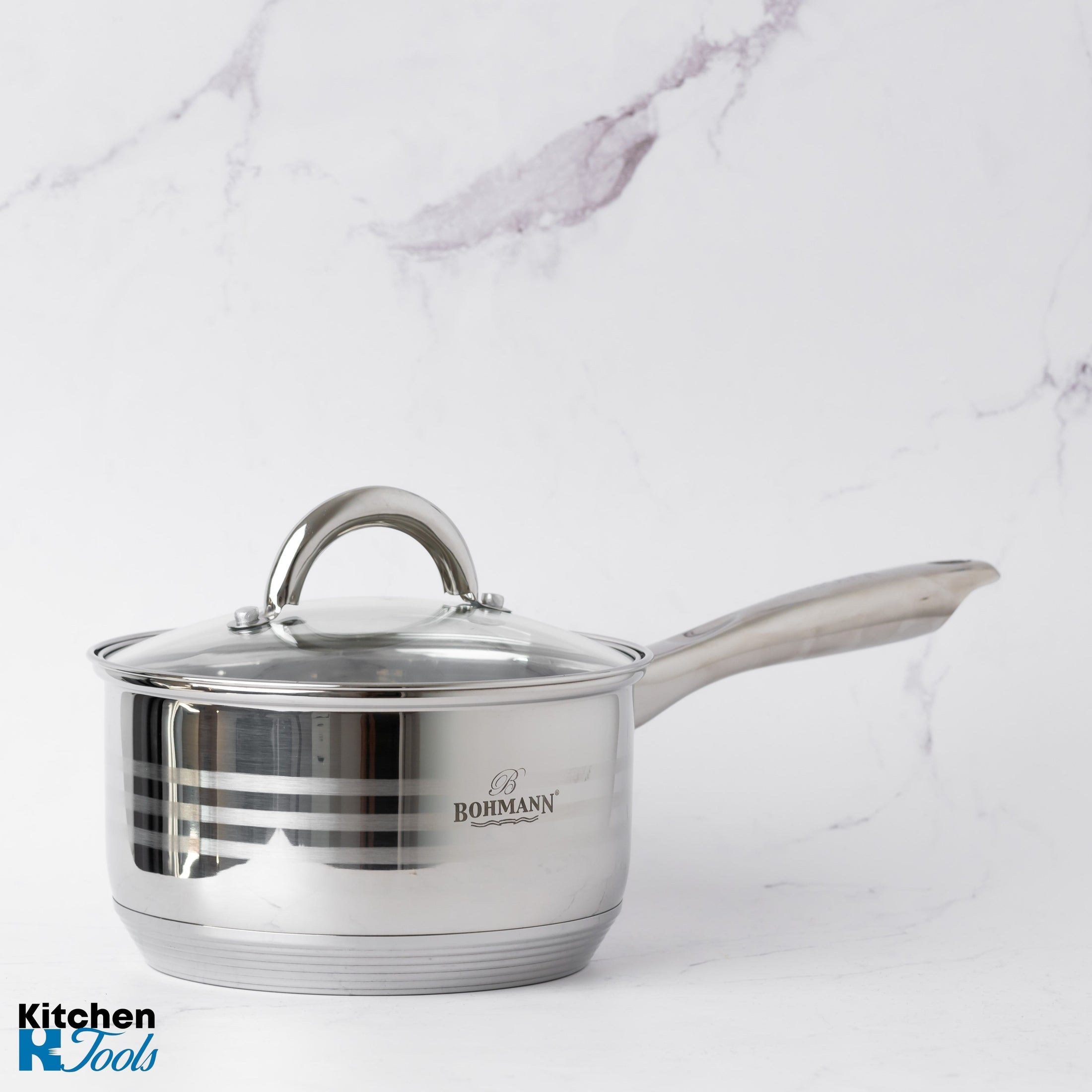 Cratita Inox 3.6L cu Capac Sticla Bohmann