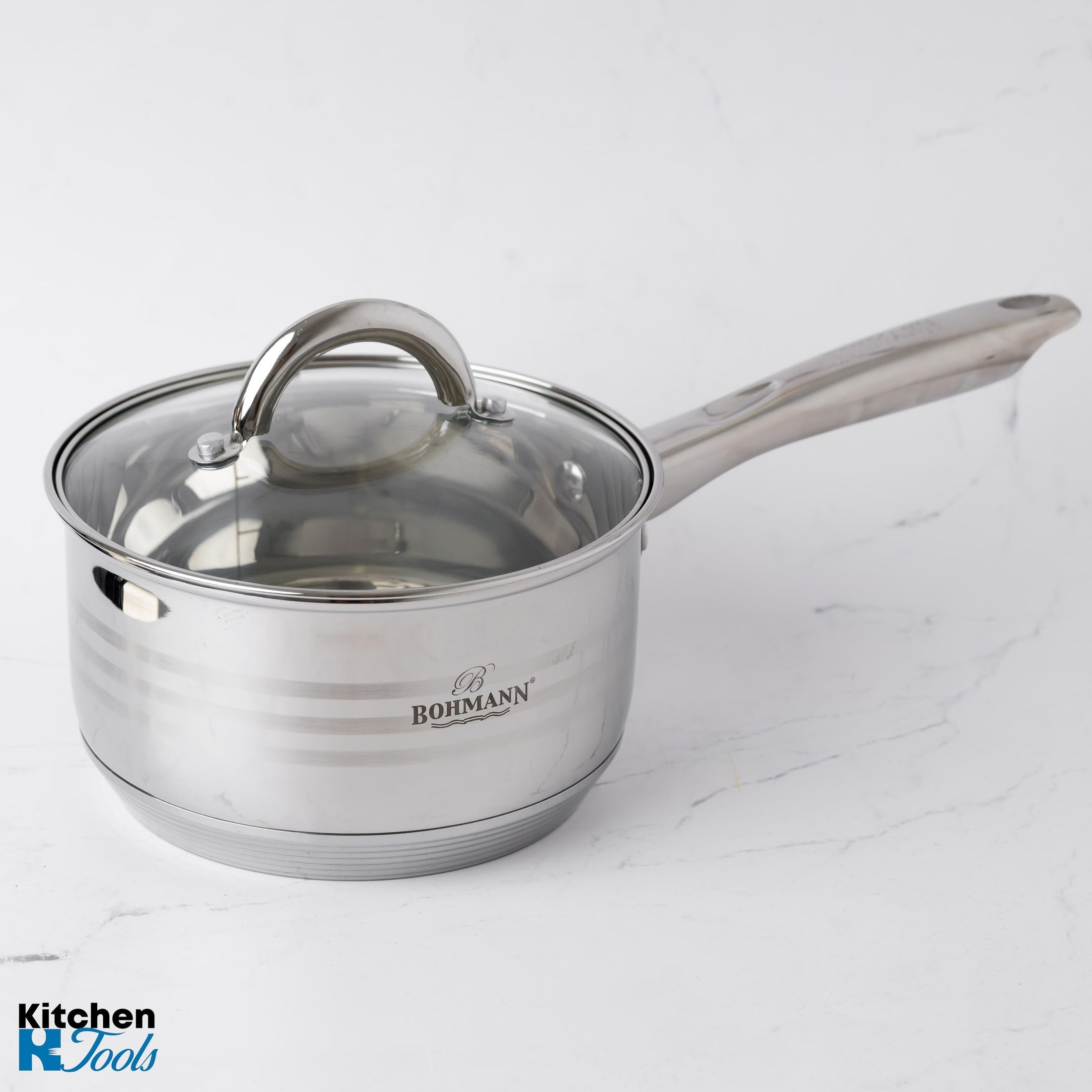 Cratita Inox 3.6L cu Capac Sticla Bohmann