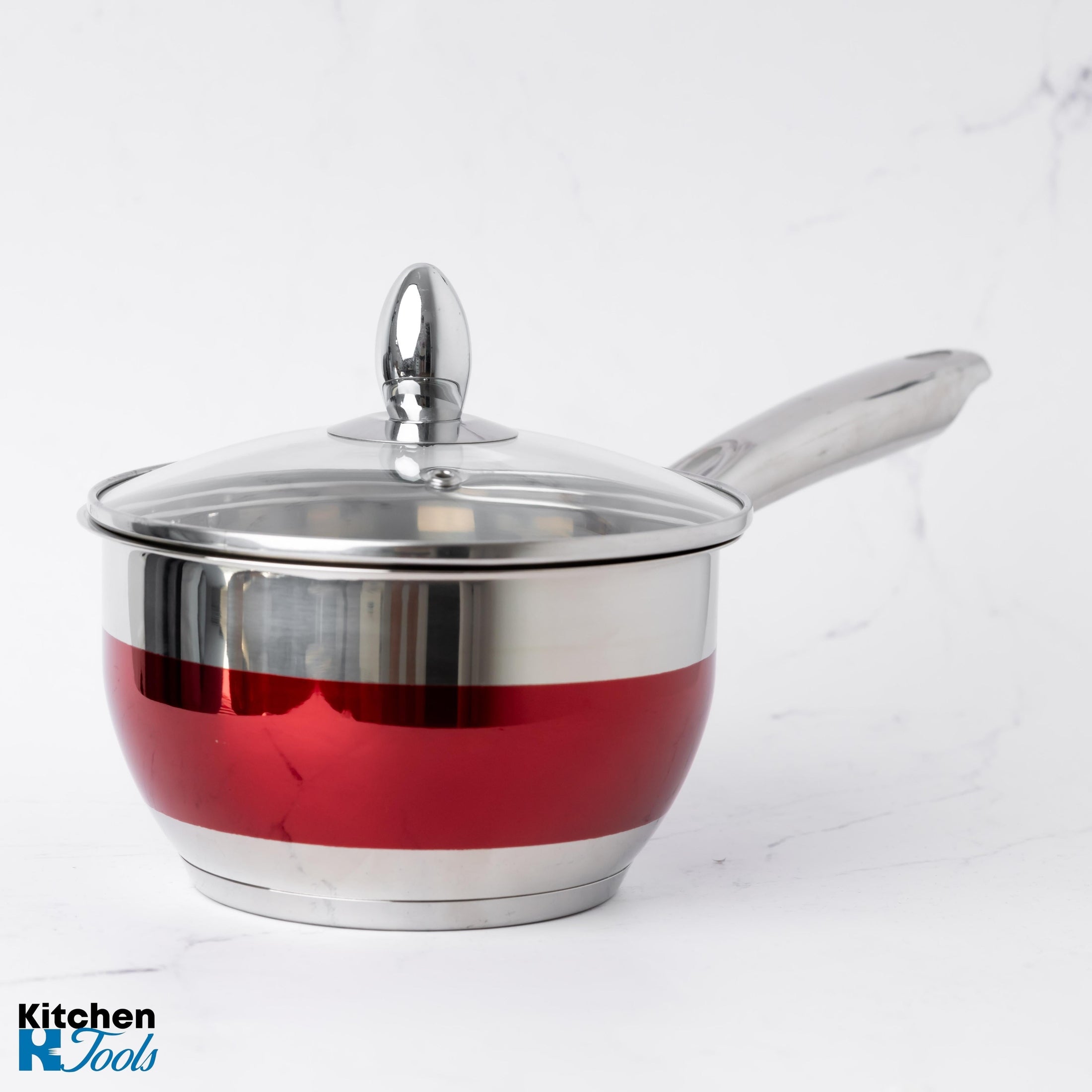 Set cratite inox 8 piese Bohmann Rosu