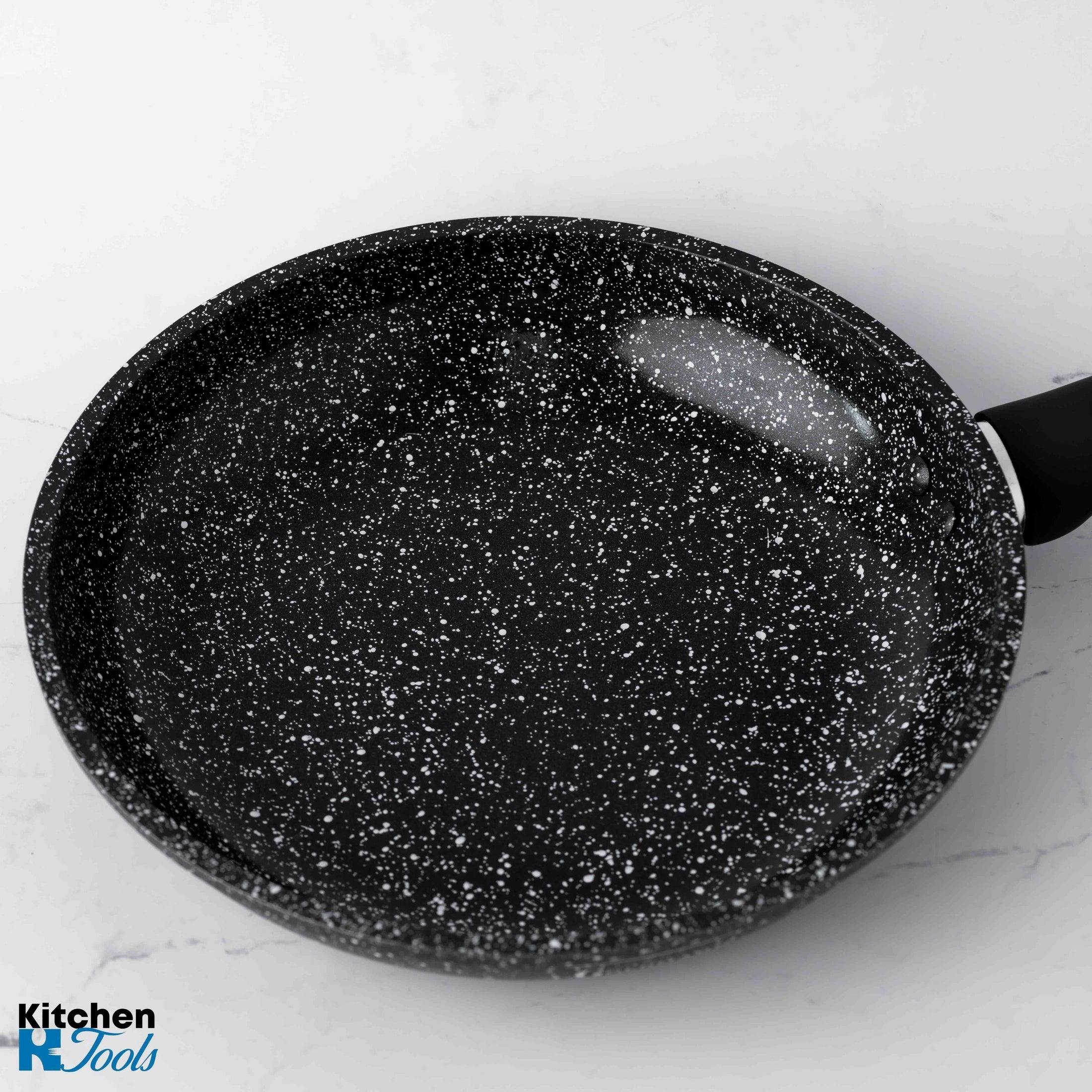 Tigaie antiaderentă 24cm Goldamnn, negru marmorat