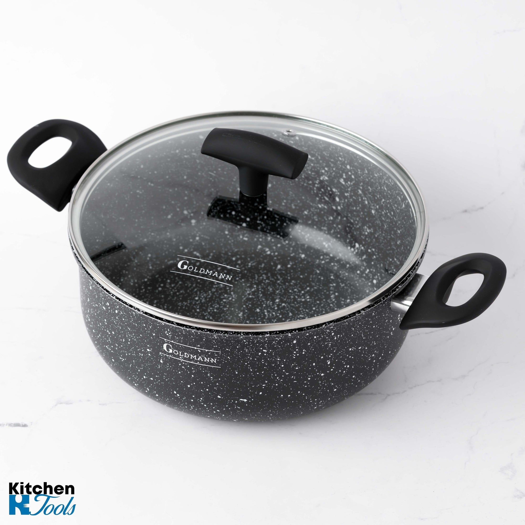 Cratiță din Aluminiu Presat cu Acoperire Ceramică, Goldmann