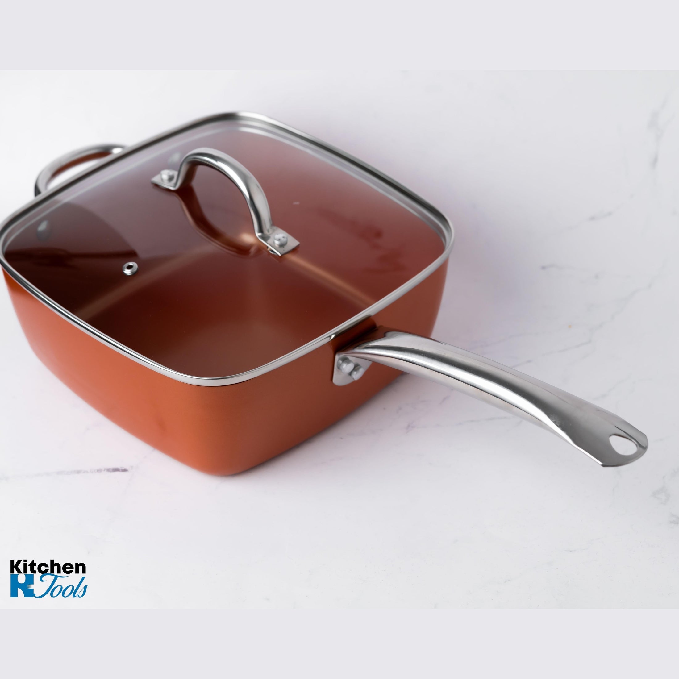 Set tigaie multifunctionala cupru Oliver Voltz 4.5L