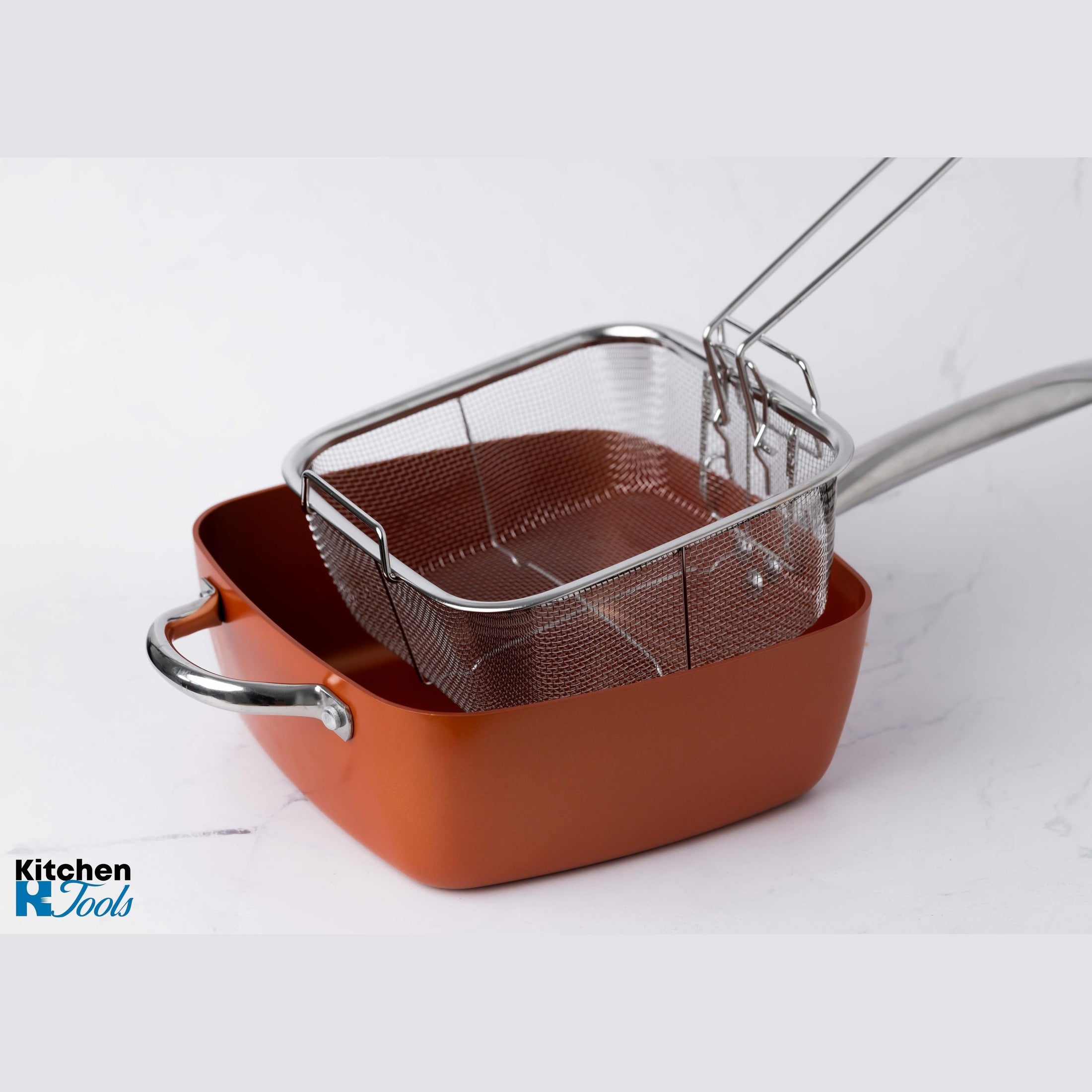 Set tigaie multifunctionala cupru Oliver Voltz 4.5L