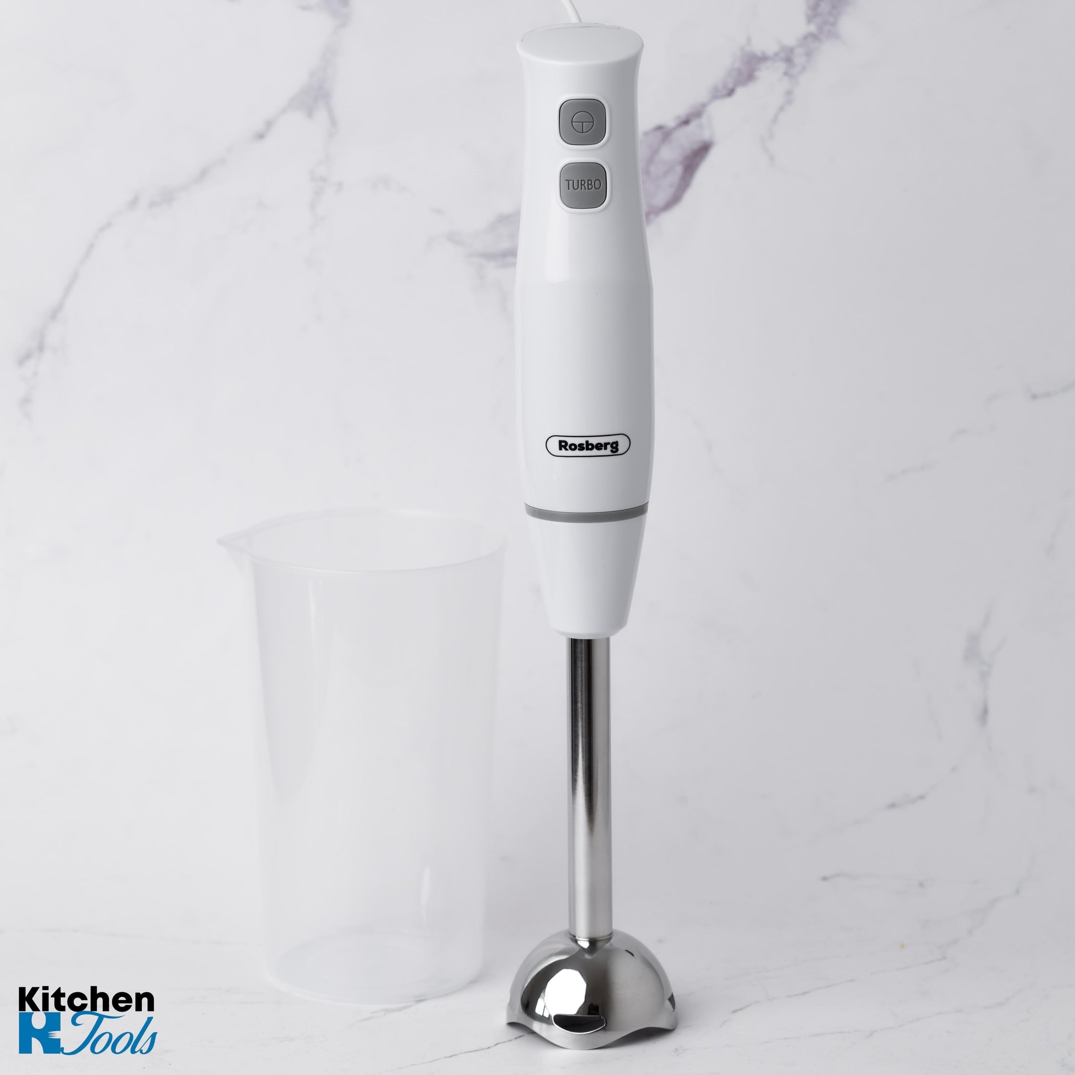 Blender Vertical Rosberg, 400W, 700ml, Alb