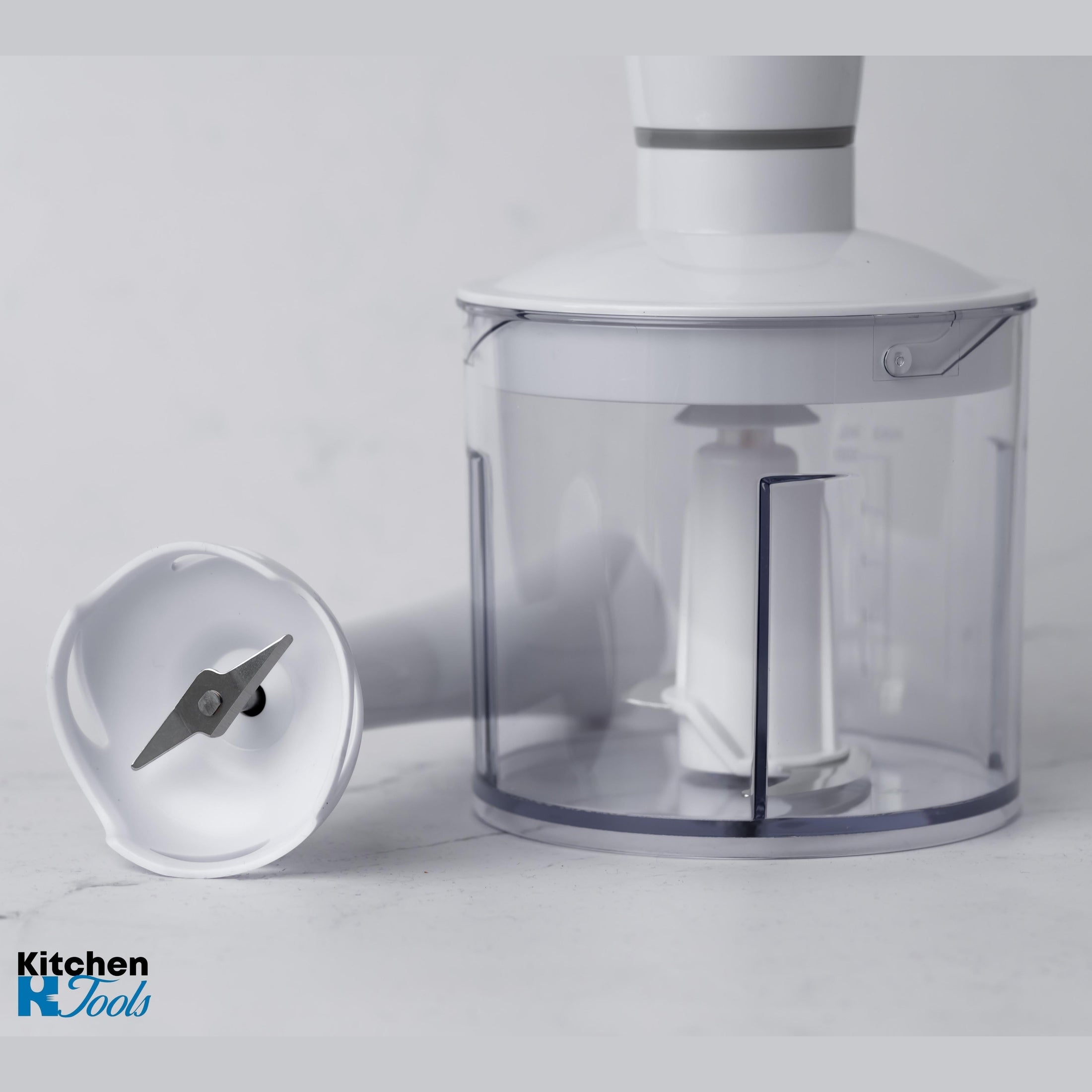 Blender și Tocator Rosberg 2in1, Alb, 400W