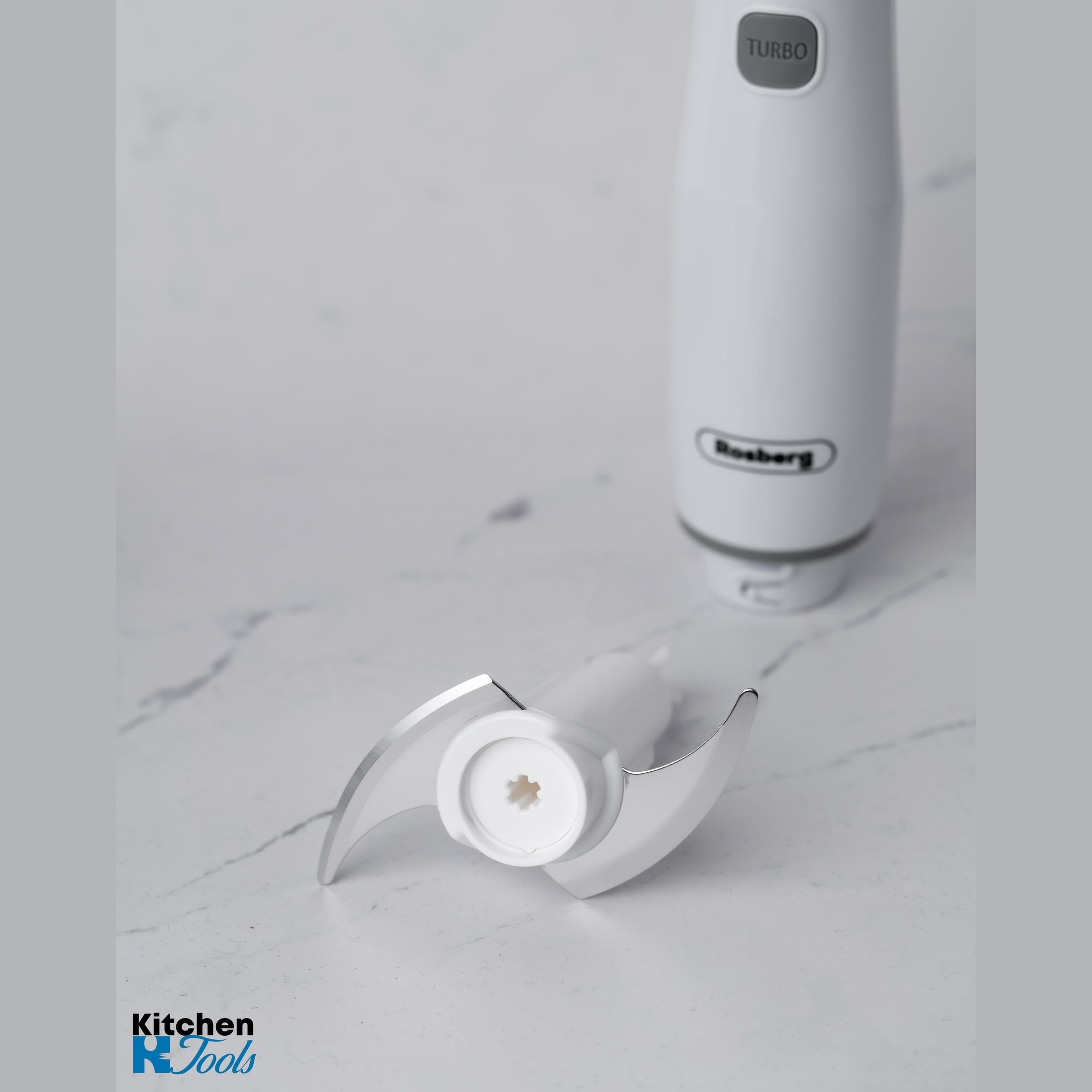 Blender și Tocator Rosberg 2in1, Alb, 400W