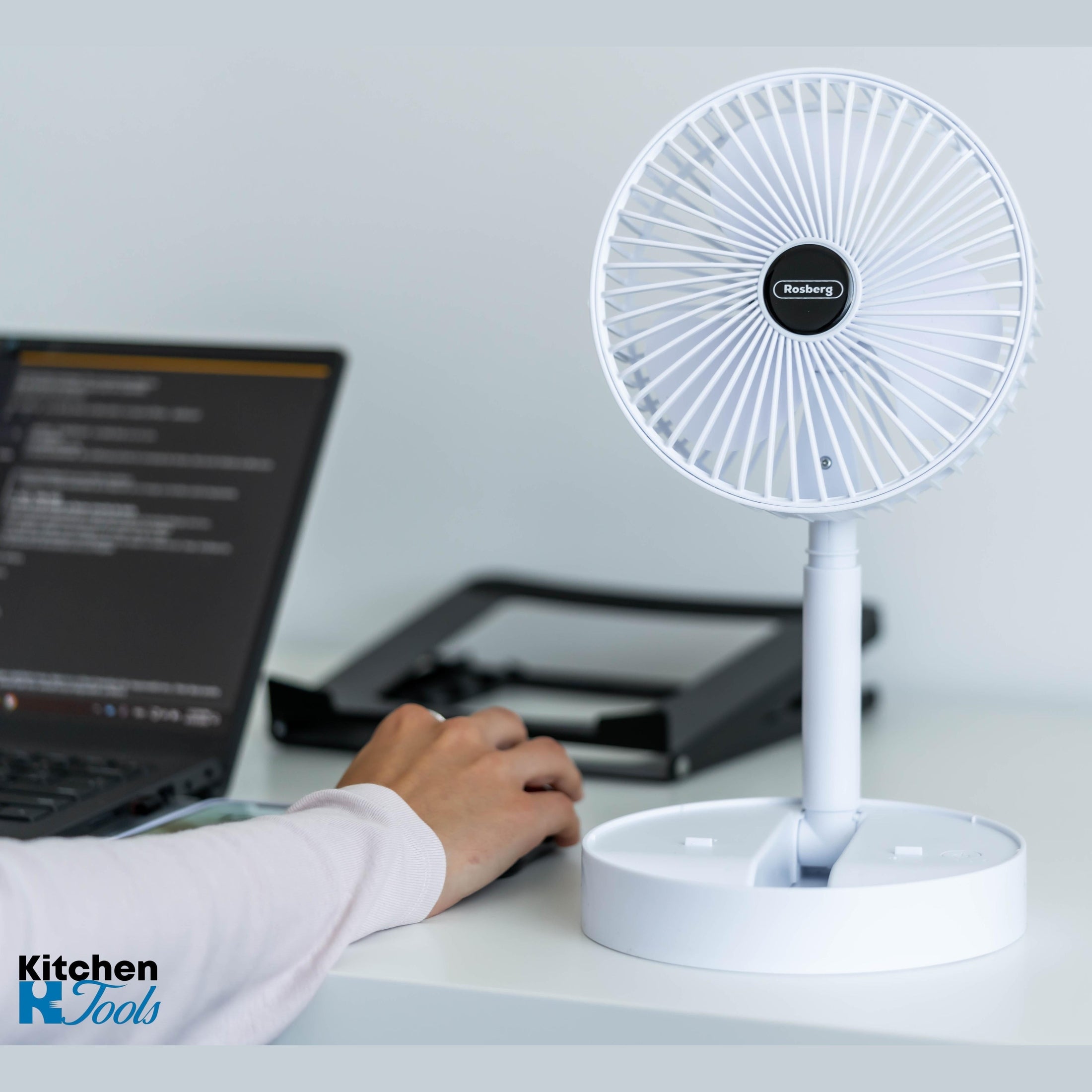 Ventilator Rosberg USB birou, 3 trepte viteza, silentios