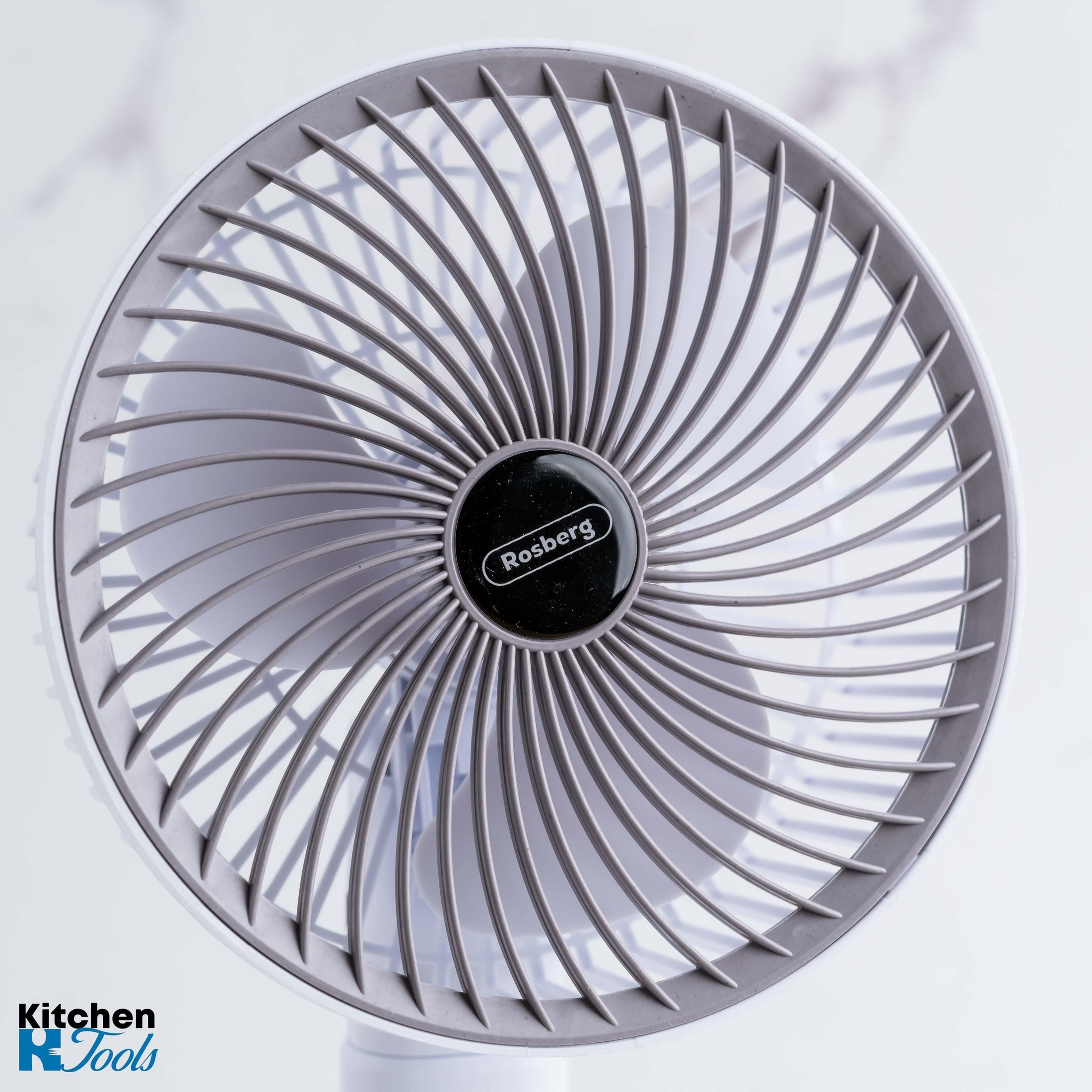 Ventilator portabil pentru birou Rosberg alb