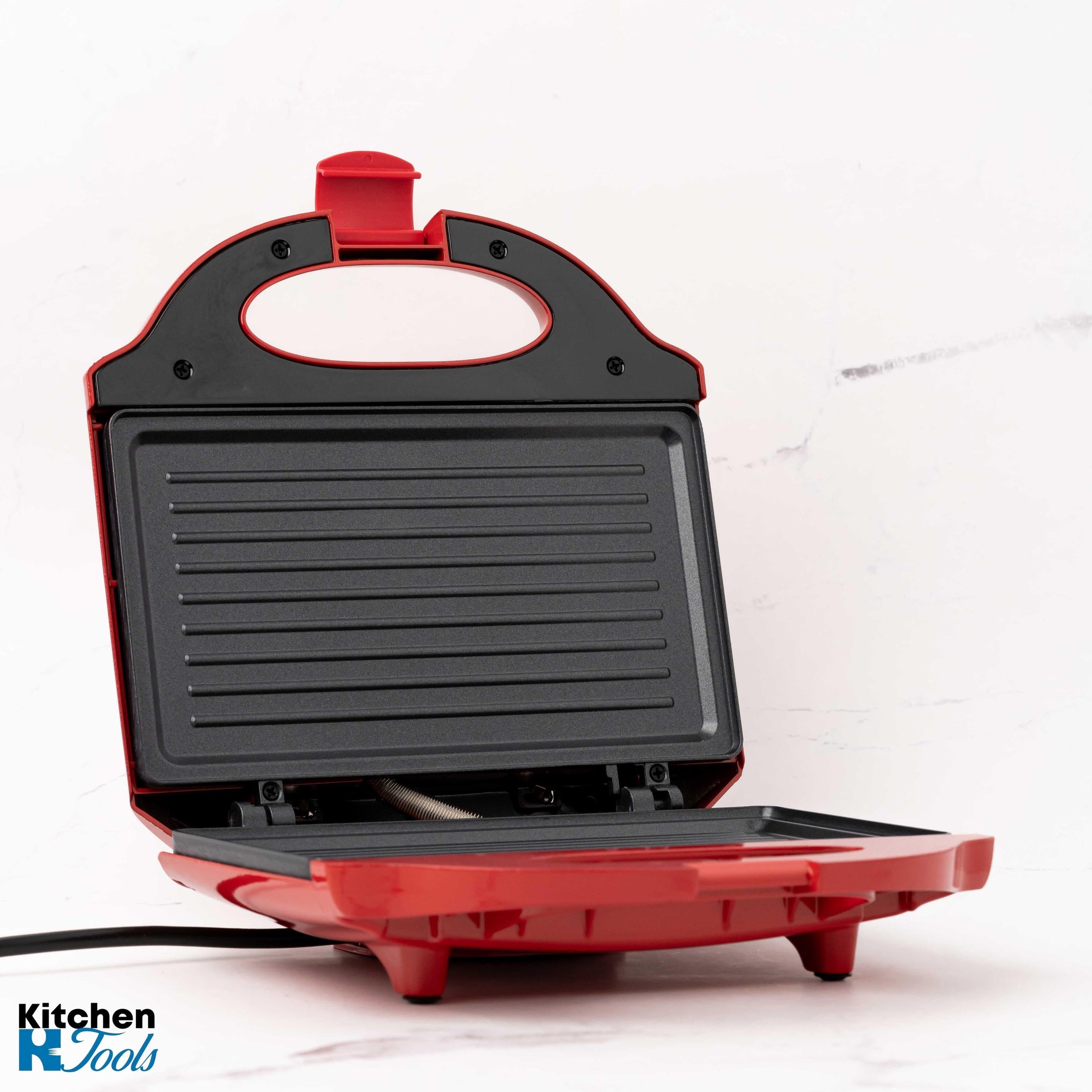 Sandwich Maker Rosberg, roșu, 750W, plăci antiaderente