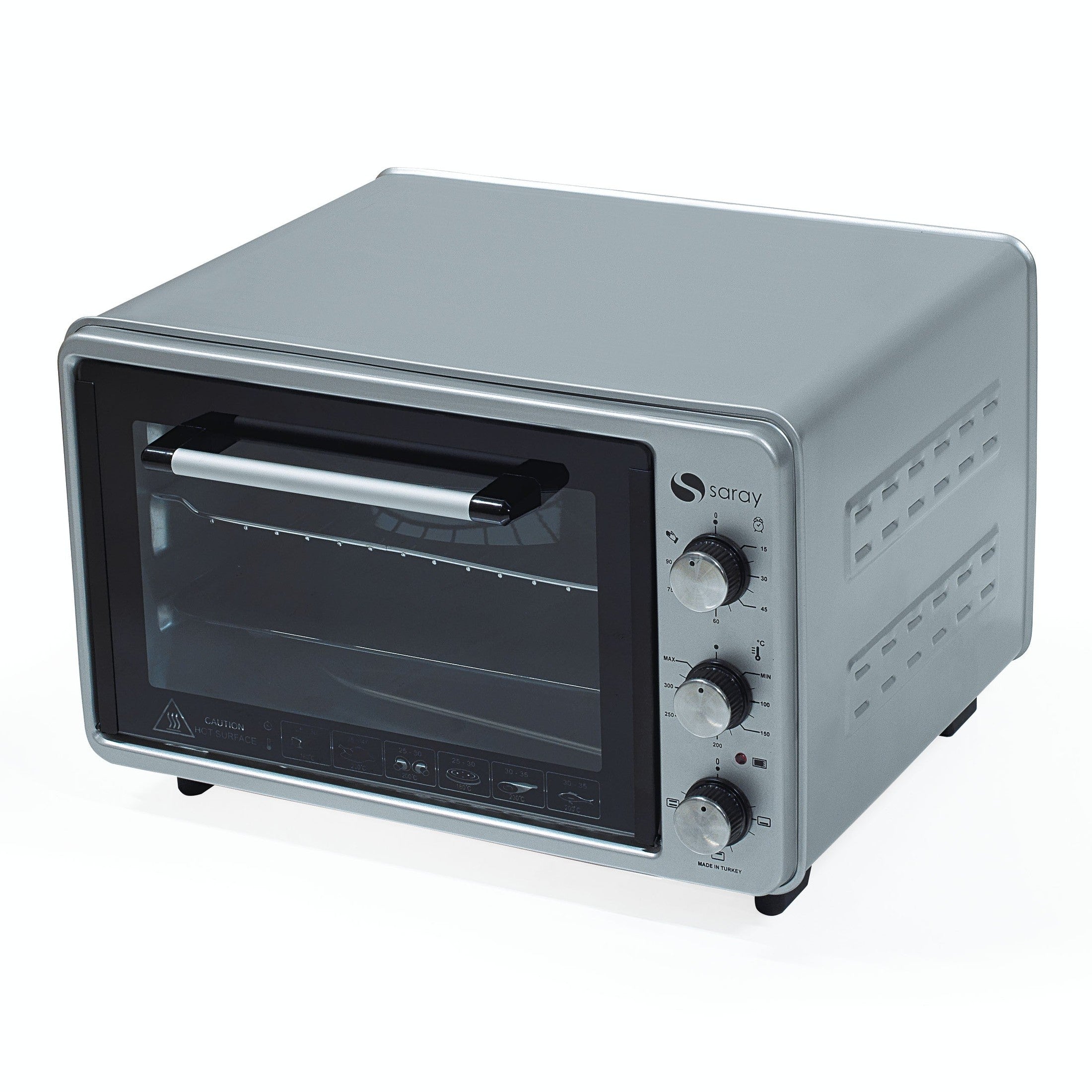 Cuptor Electric Saray 36 Litri, 230°C, 1300W, Gri