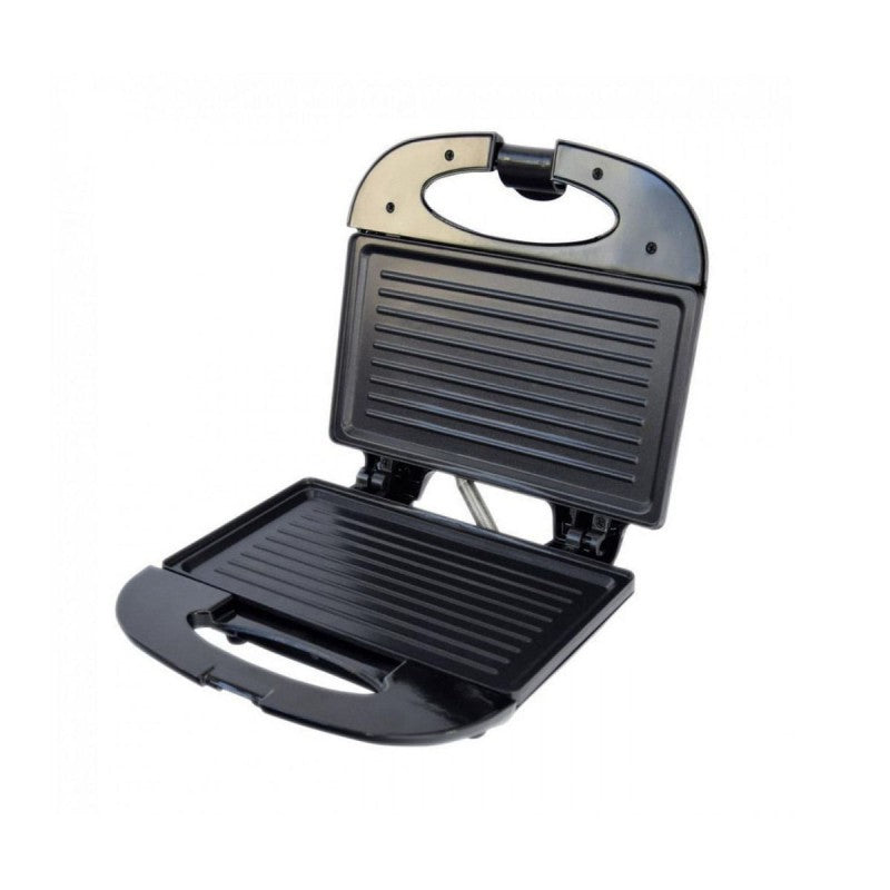 Sandwich Maker 800W alb cu plăci antiaderente și indicator