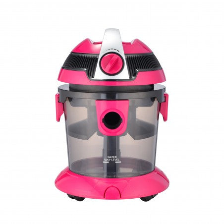 Aspirator cu Filtrare Apă 2000W, 10L, Roz, Oliver Voltz